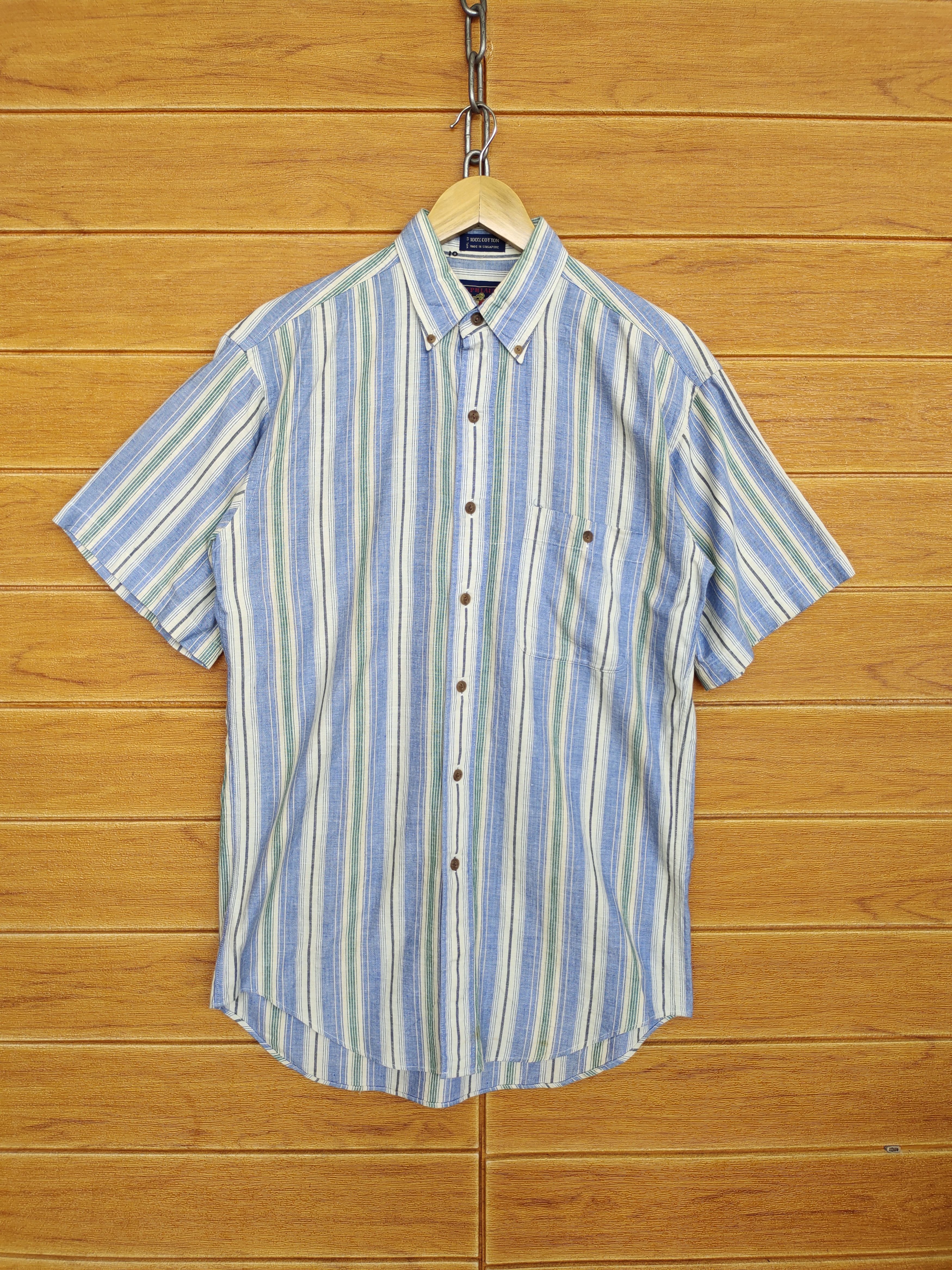 Ralph Lauren Vintage 90s CHAPS RALPH LAUREN Striped Button Down Shirt Size US S / EU 44-46 / 1 - 1 Thumbnail