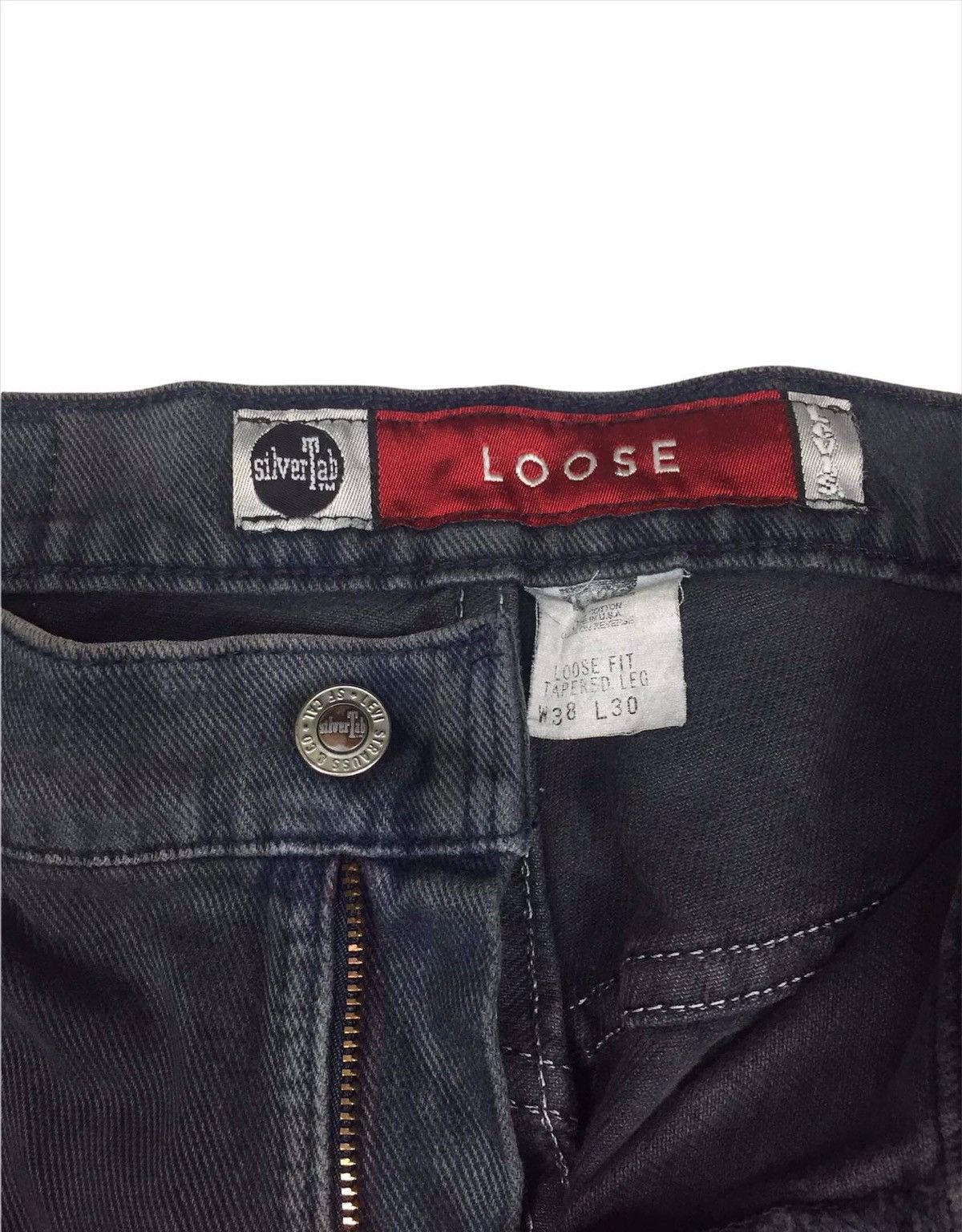 Levi's Vintage Levi’s SilverTag Loosen Distressed Denim Size US 38 / EU 54 - 5 Thumbnail