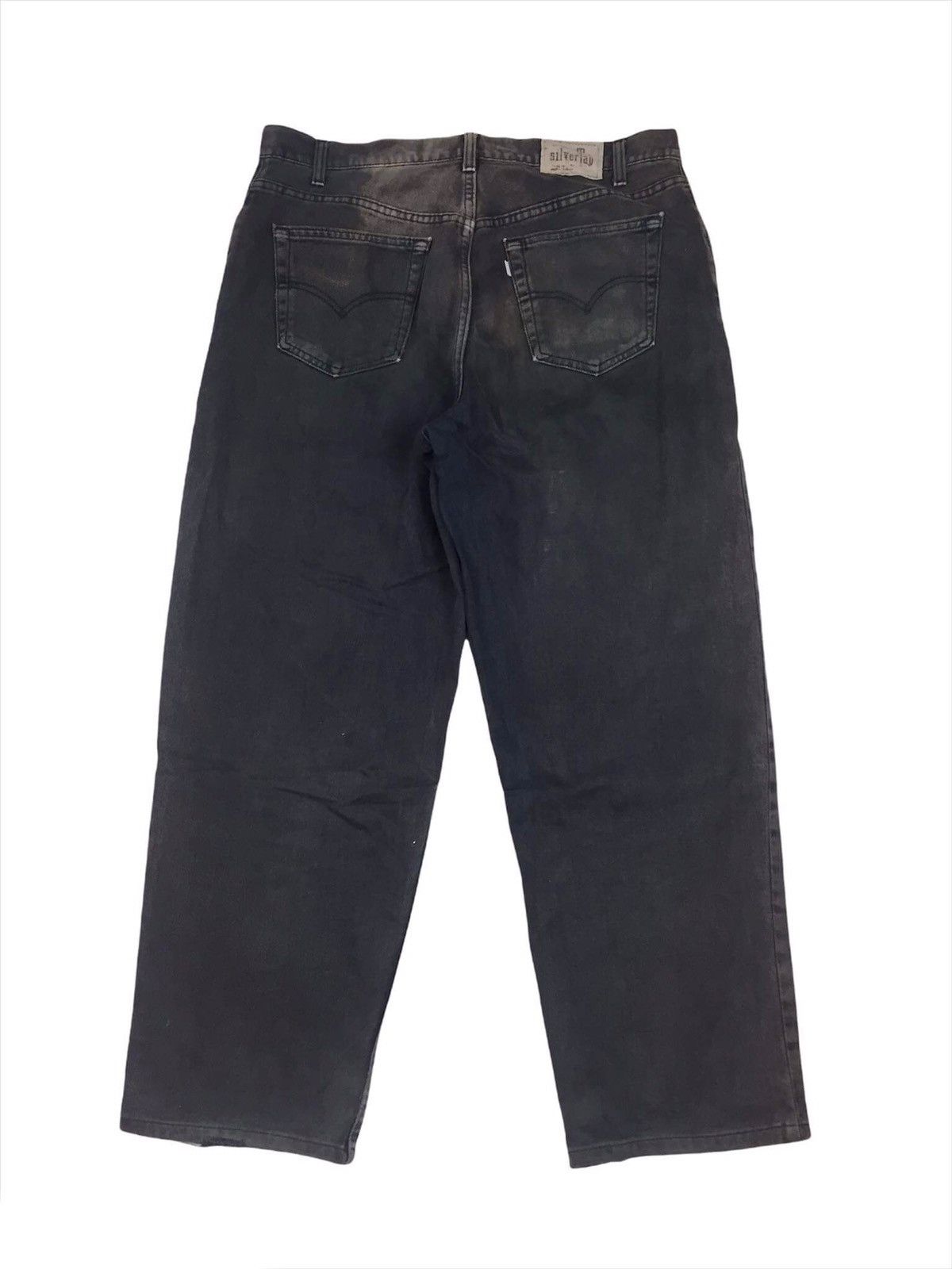 Levi's Vintage Levi’s SilverTag Loosen Distressed Denim Size US 38 / EU 54 - 8 Thumbnail