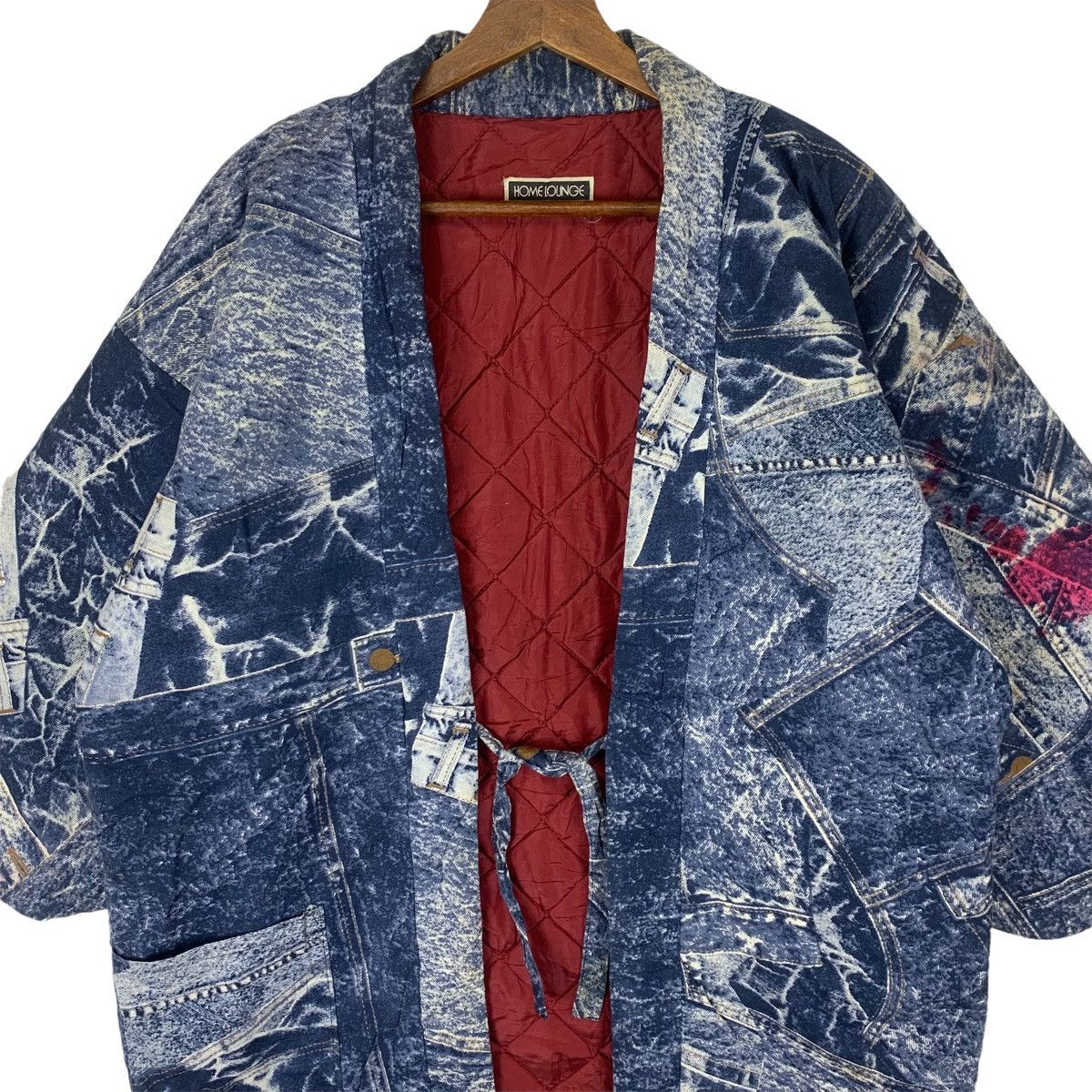 Japanese Brand Japanese Kimono Jeans TouchDown Hanten Wadded Cotton Size US L / EU 52-54 / 3 - 2 Thumbnail
