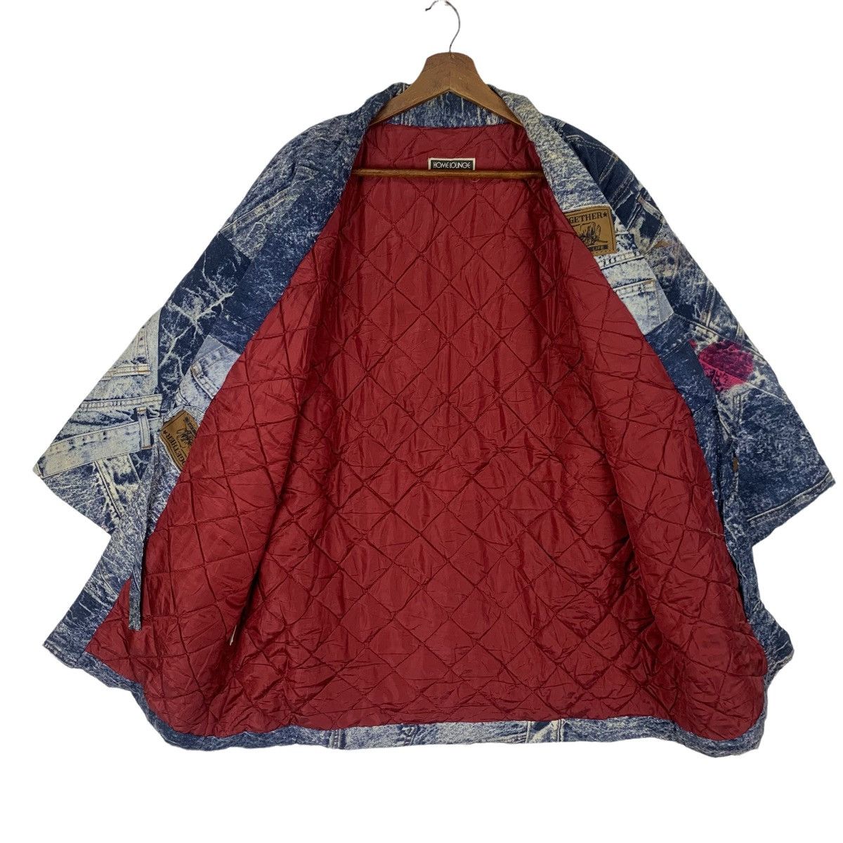 Japanese Brand Japanese Kimono Jeans TouchDown Hanten Wadded Cotton Size US L / EU 52-54 / 3 - 5 Thumbnail