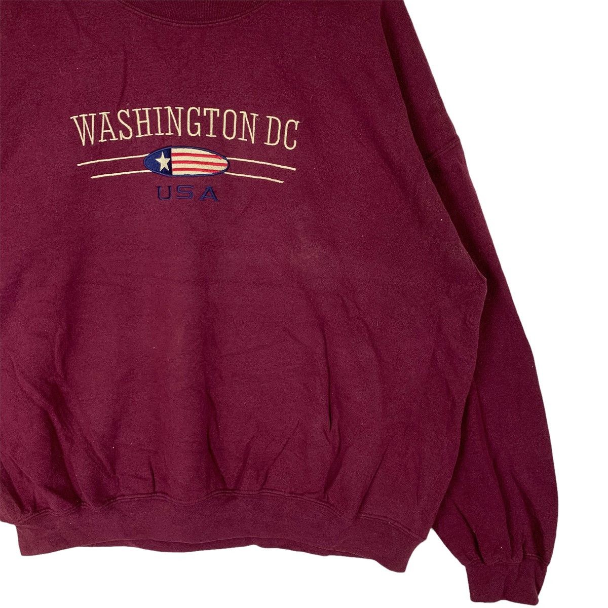 Gildan Vintage 90s Gildan Pullover Washington DC USA Crewneck Size US XL / EU 56 / 4 - 3 Thumbnail