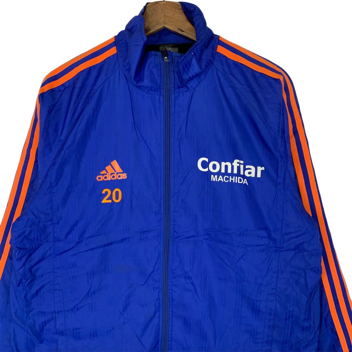 Adidas Adidas Confiar Machida Stripe Windbreaker Jacket Size US M / EU 48-50 / 2 - 2 Thumbnail