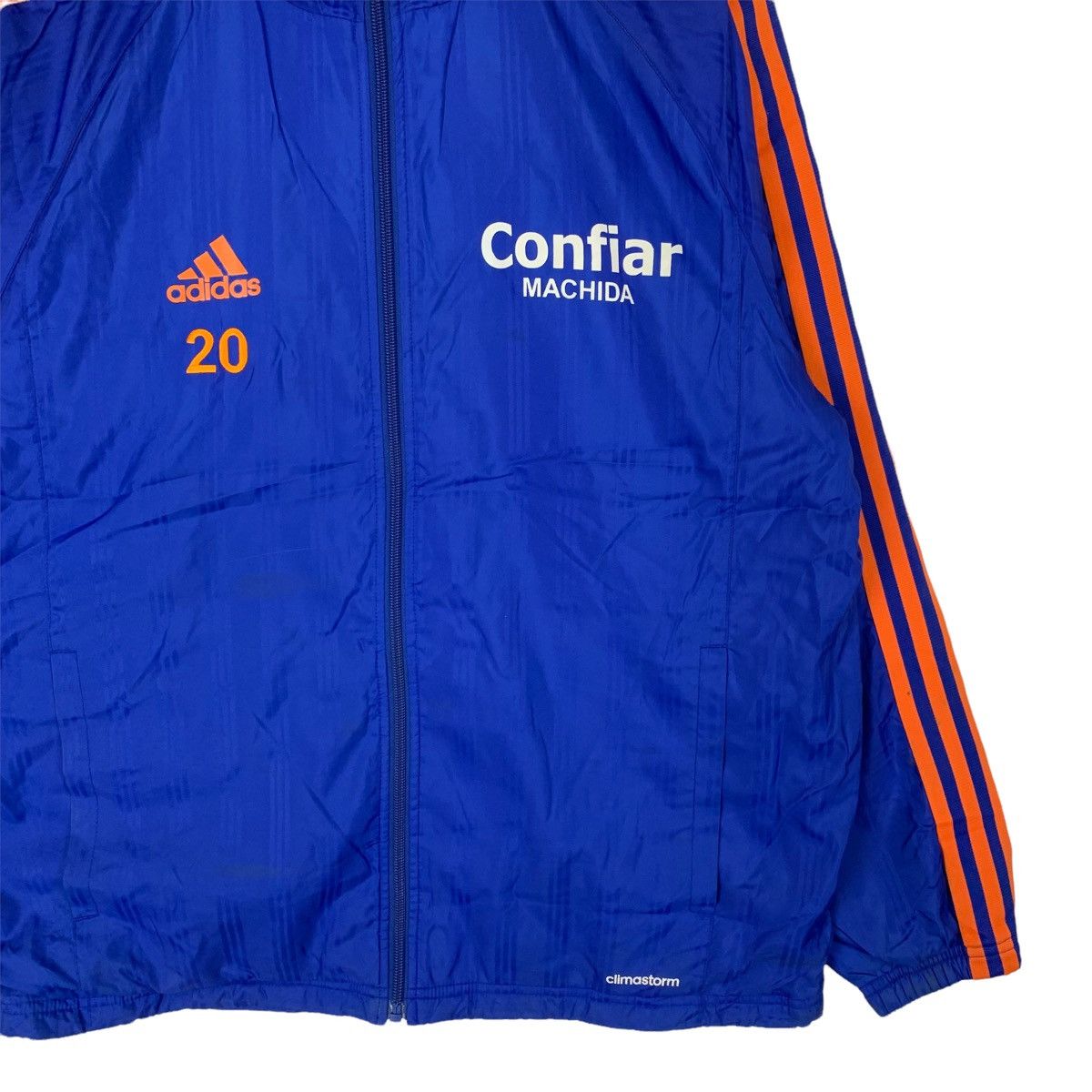 Adidas Adidas Confiar Machida Stripe Windbreaker Jacket Size US M / EU 48-50 / 2 - 3 Thumbnail