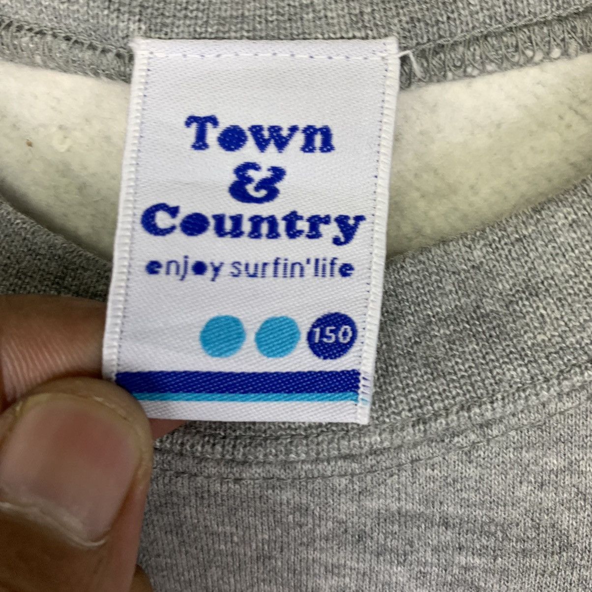 Japanese Brand Town&Country Surfing Spellout Pullover Crewneck Sweatshirt Size US S / EU 44-46 / 1 - 6 Thumbnail