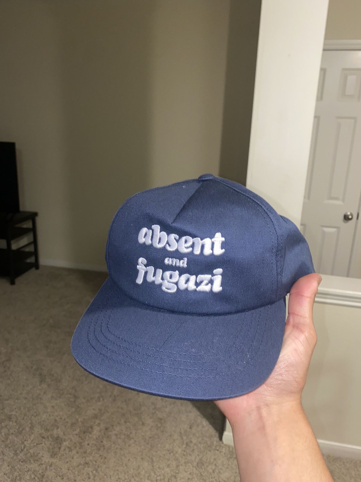 Absent Fugazi X Absent Wordmark Hat Blue | Grailed