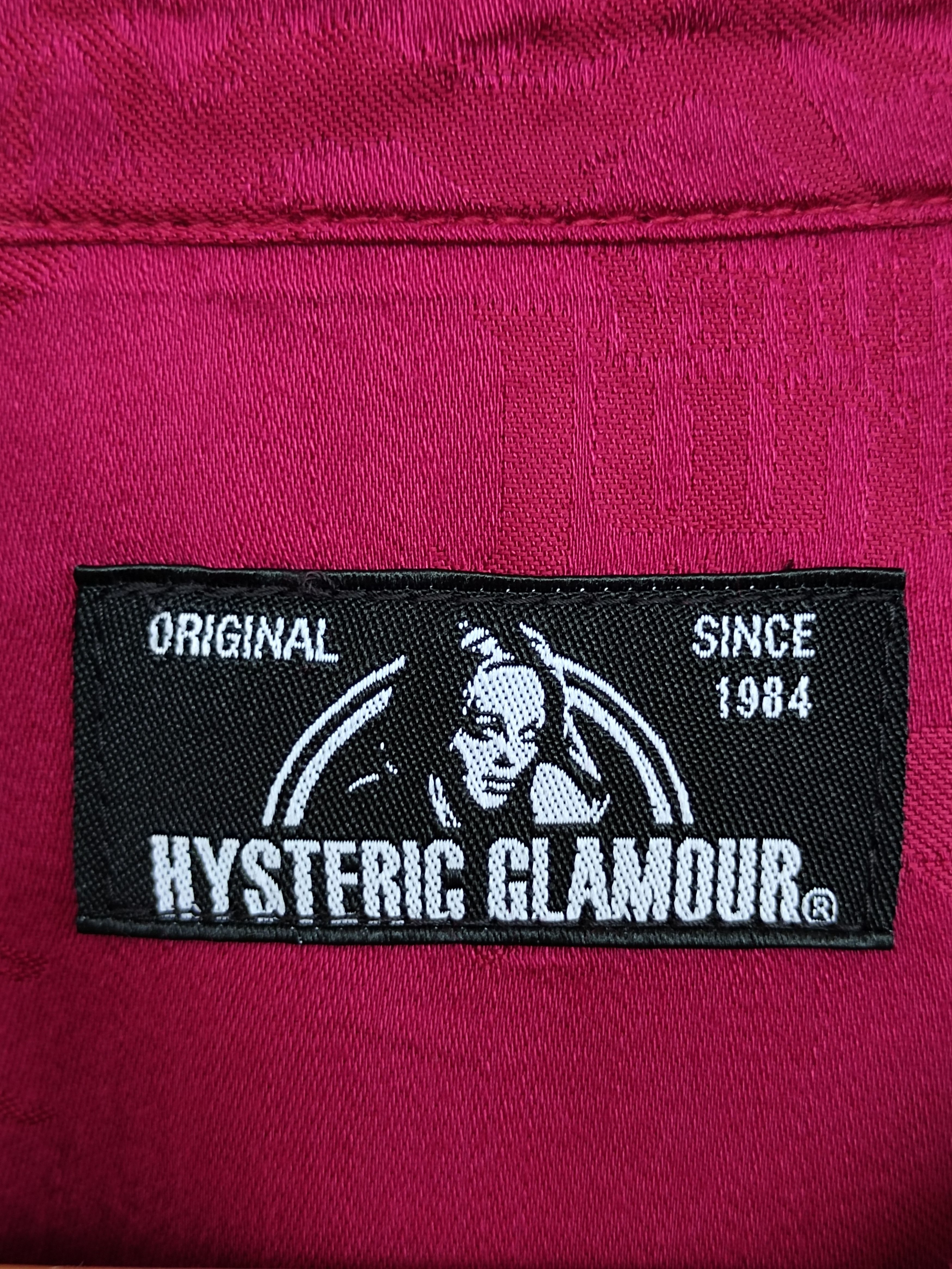 Hysteric Glamour 1990s Hysteric Glamour Rayon Mandarin Collar Long Shirt Size L / US 10 / IT 46 - 12 Thumbnail