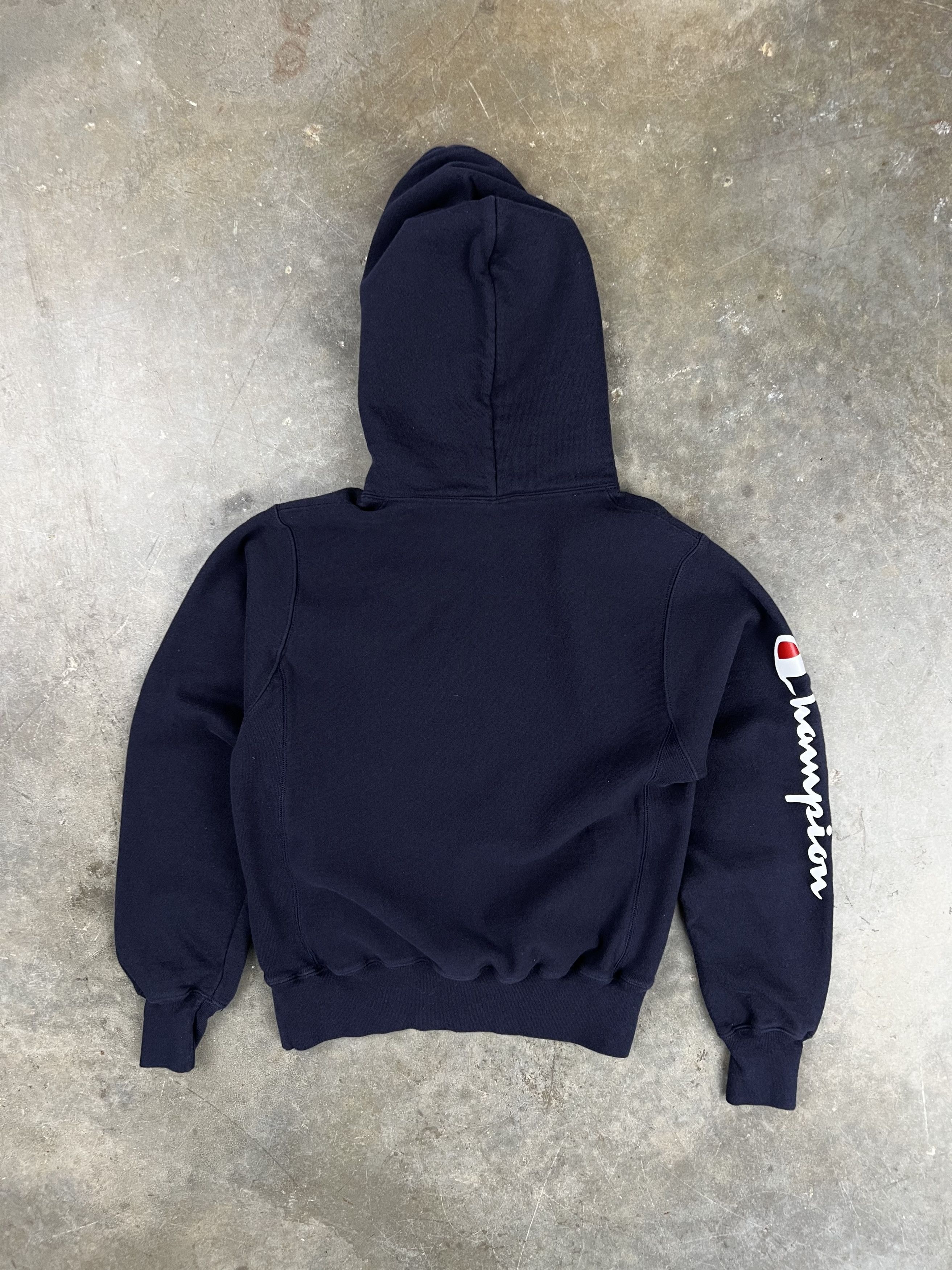Champion Faze Faze x Champion Logo Hoodie Navy Small Lyrical Work Grailed
