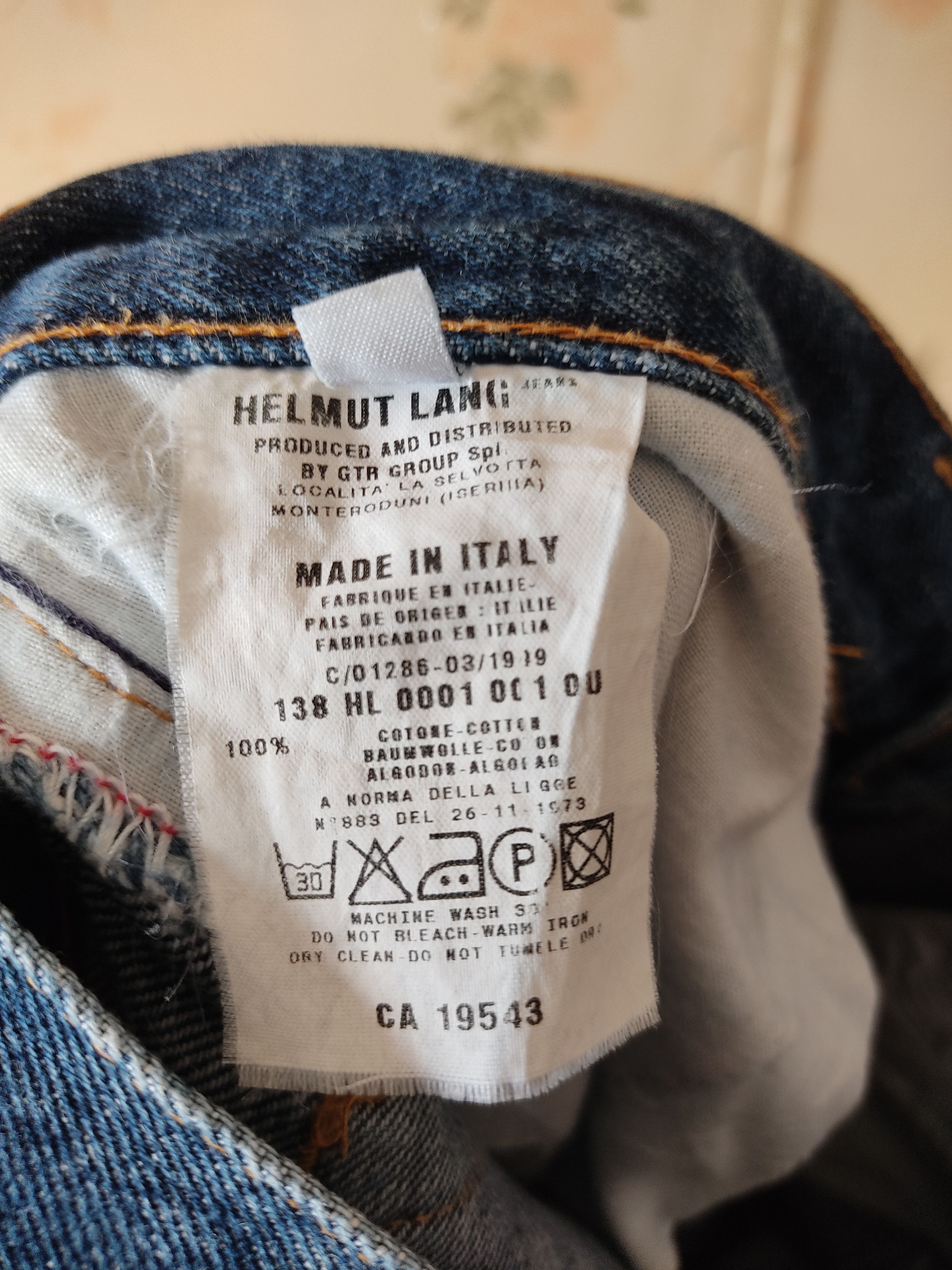 Helmut Lang HELMUT LANG JEANS PANTS Size US 29 - 11 Thumbnail