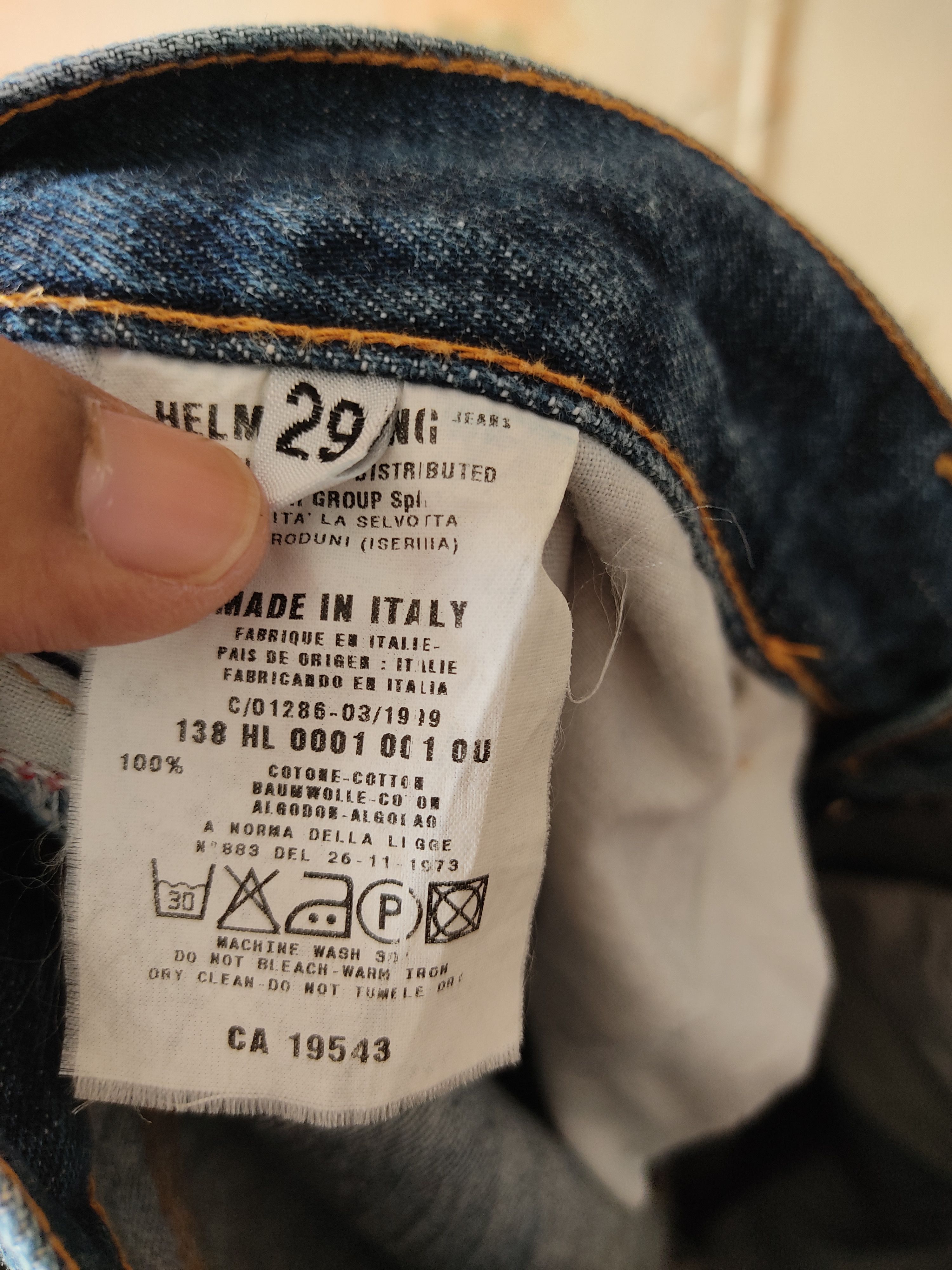 Helmut Lang HELMUT LANG JEANS PANTS Size US 29 - 10 Thumbnail