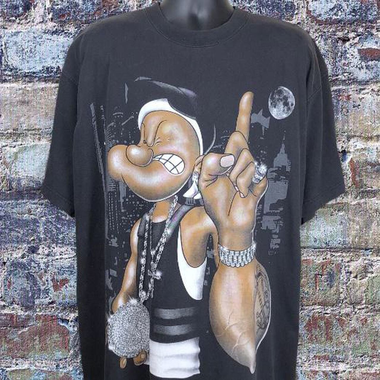 Other × Rap Tees × Vintage Dream USA Popeye Gangster Rap Hip Hop 