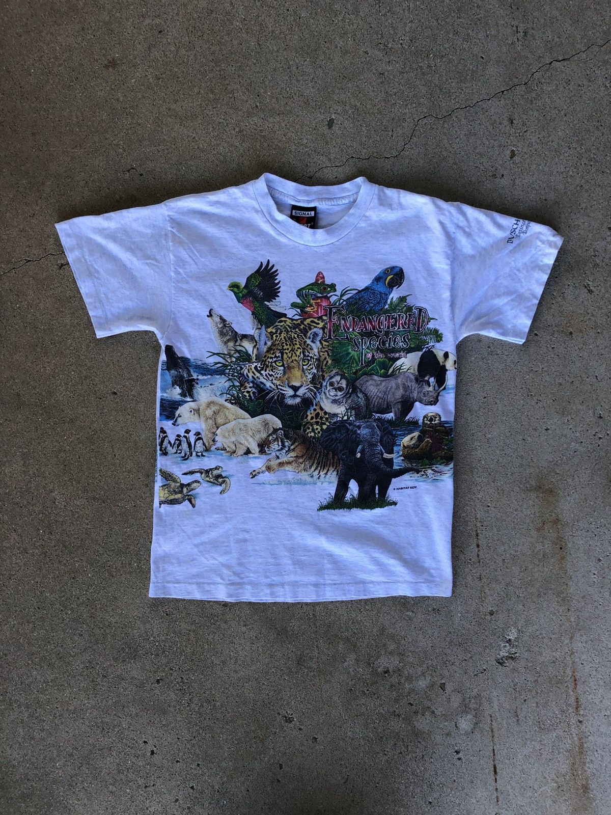 Vintage Vintage Busch Gardens endangered animals print tee Size US M / EU 48-50 / 2 - 1 Thumbnail