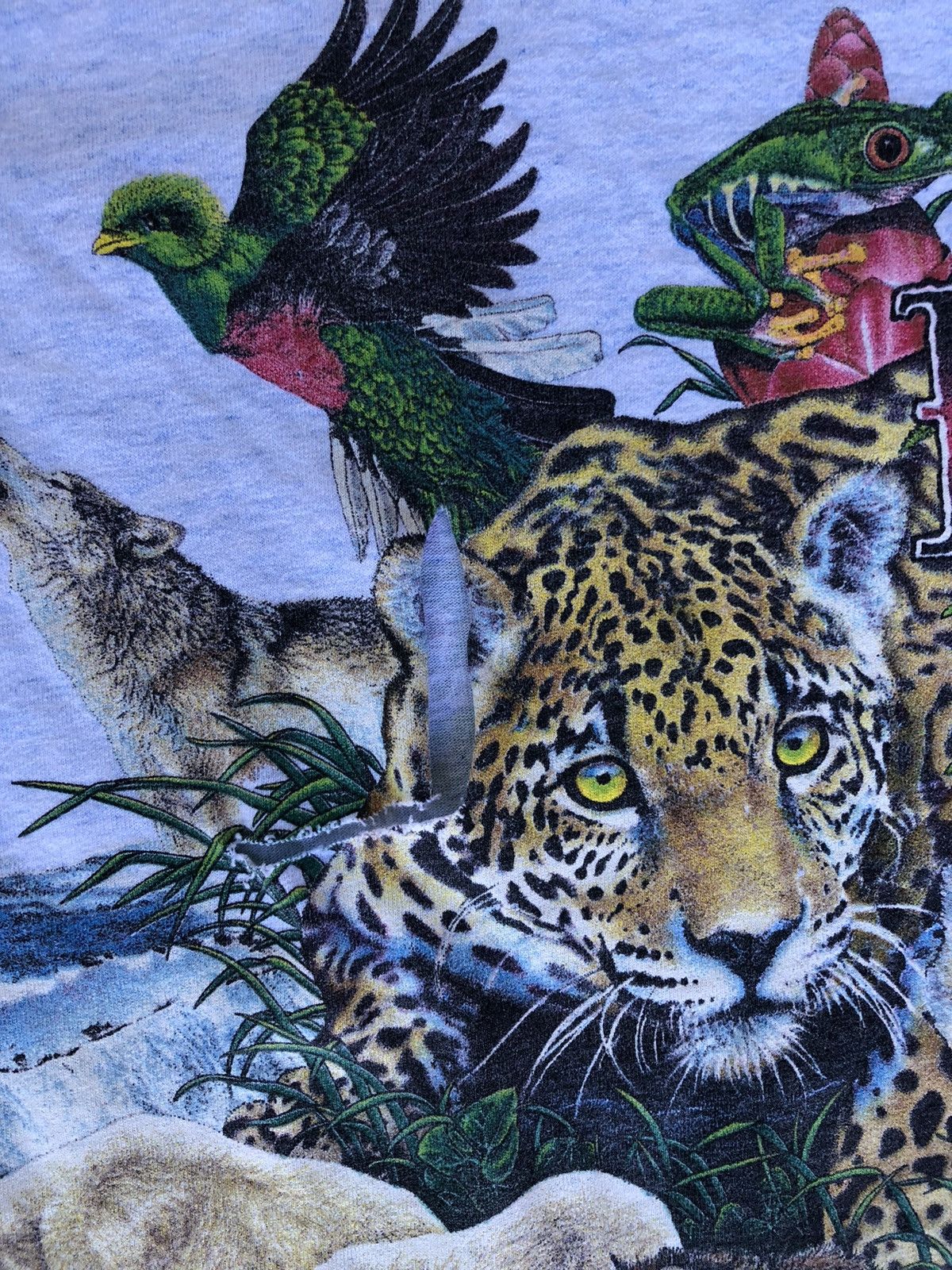 Vintage Vintage Busch Gardens endangered animals print tee Size US M / EU 48-50 / 2 - 3 Thumbnail