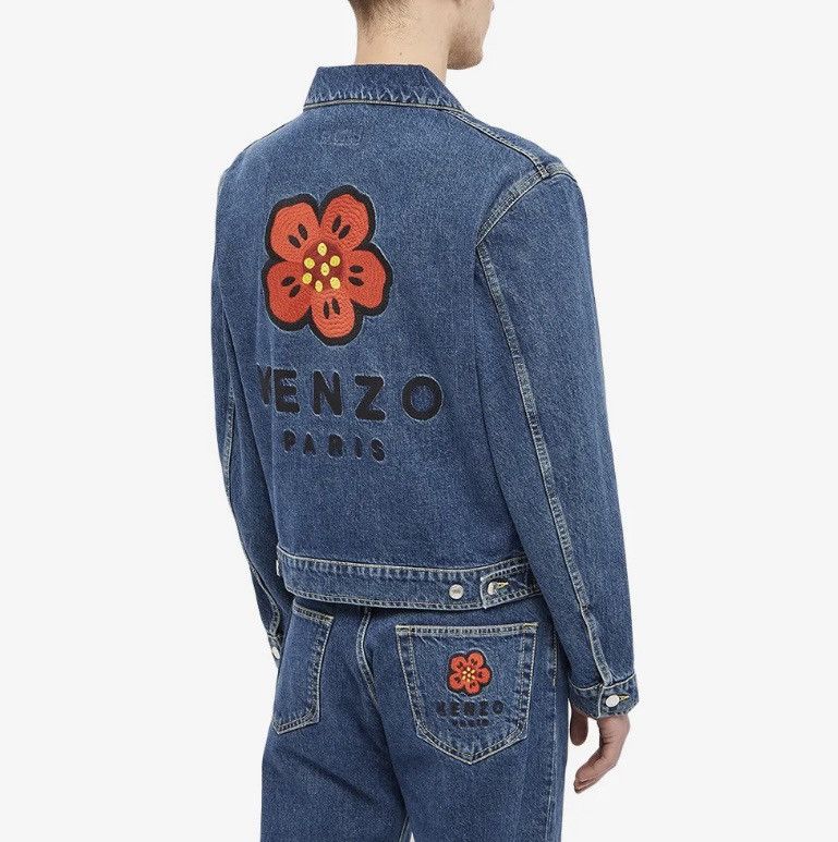 Kenzo Boke Flower Denim Trucker Jacket-