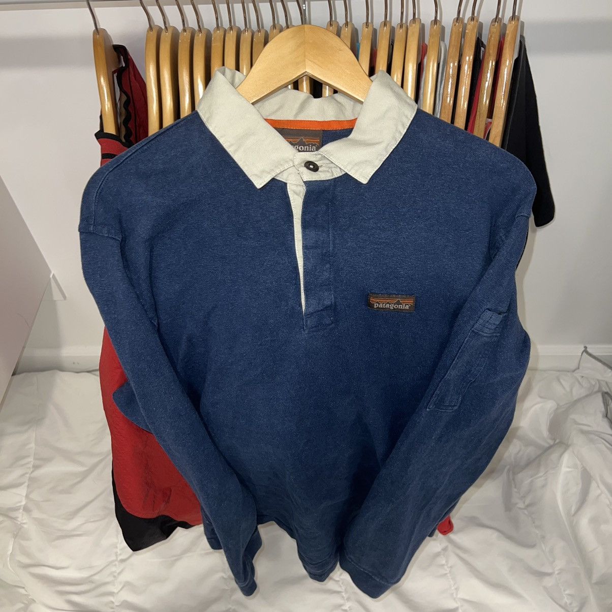 Vintage Patagonia Men's Work Rugby Shirt Grailed