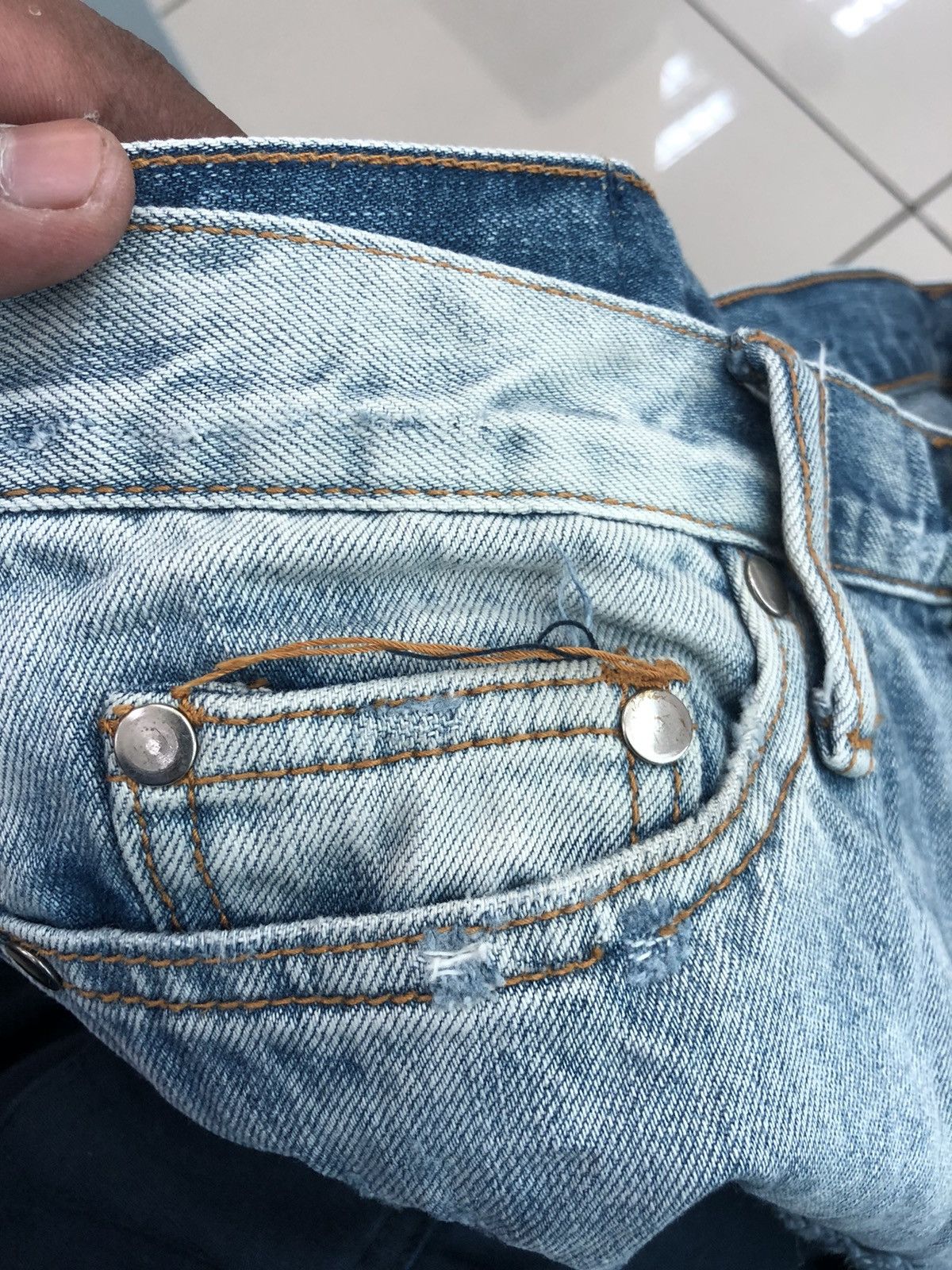 Seditionaries m n m l Distressed bondage jeans skinny with zip on bottom Size US 32 / EU 48 - 11 Thumbnail