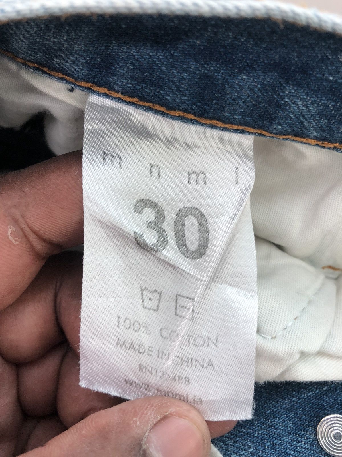 Seditionaries m n m l Distressed bondage jeans skinny with zip on bottom Size US 32 / EU 48 - 14 Thumbnail