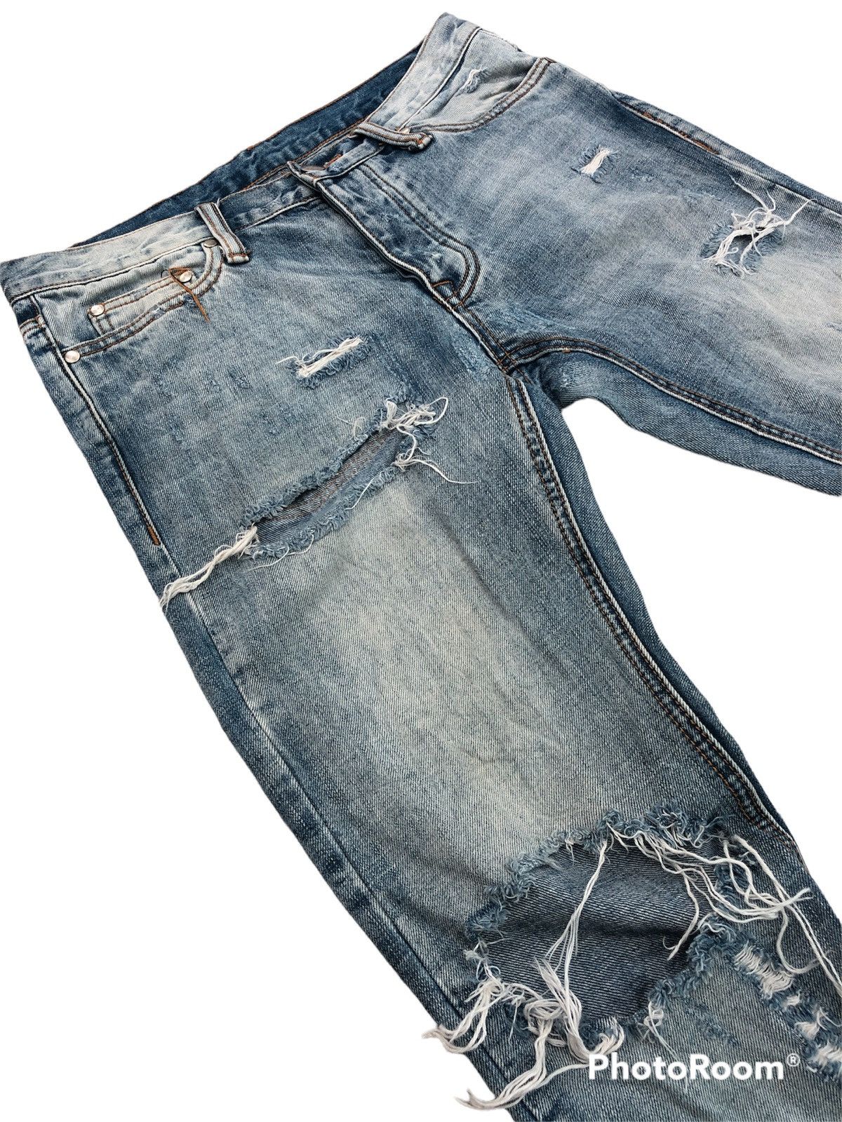 Seditionaries m n m l Distressed bondage jeans skinny with zip on bottom Size US 32 / EU 48 - 7 Thumbnail