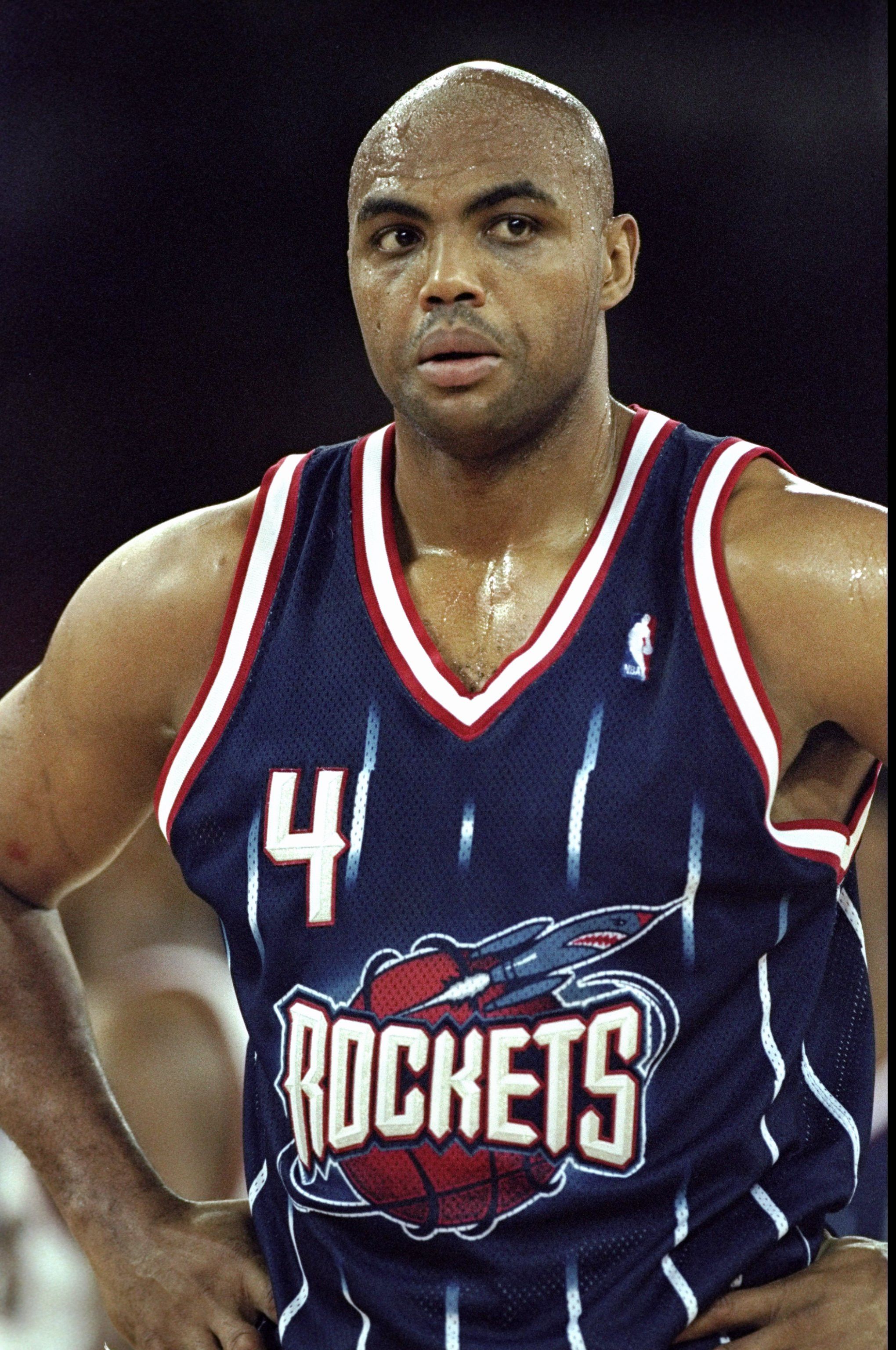 NBA VTG 90s Champion x NBA Houston Rockets Barkley tshirt Size US L / EU 52-54 / 3 - 6 Thumbnail