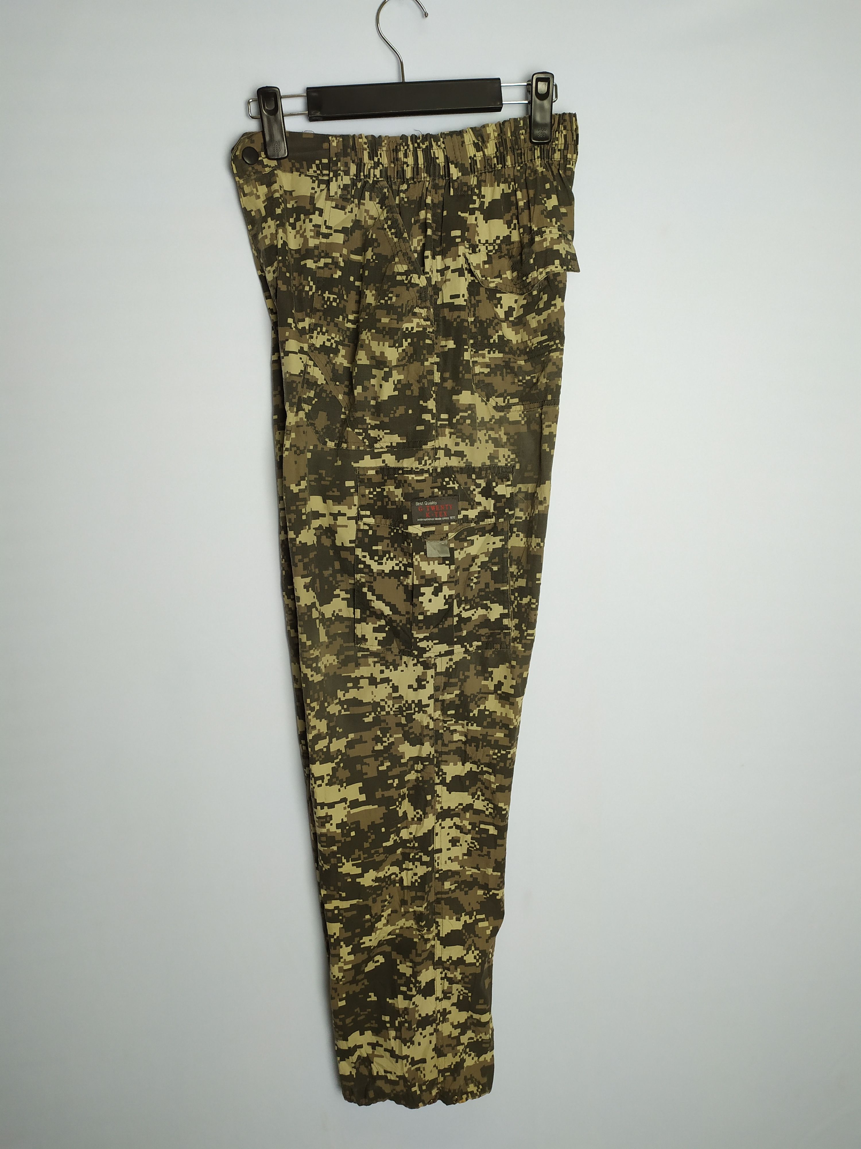 Japanese Brand G-Twenty K-Tex Camo Cargo Pants Size US 26 / EU 42 - 9 Thumbnail