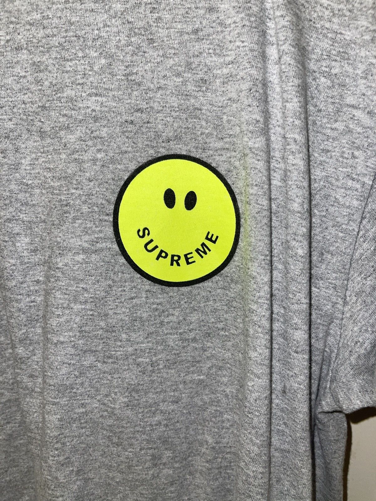 Supreme Supreme Grey Smiley Face Whatever Tee Size US M / EU 48-50 / 2 - 2 Thumbnail