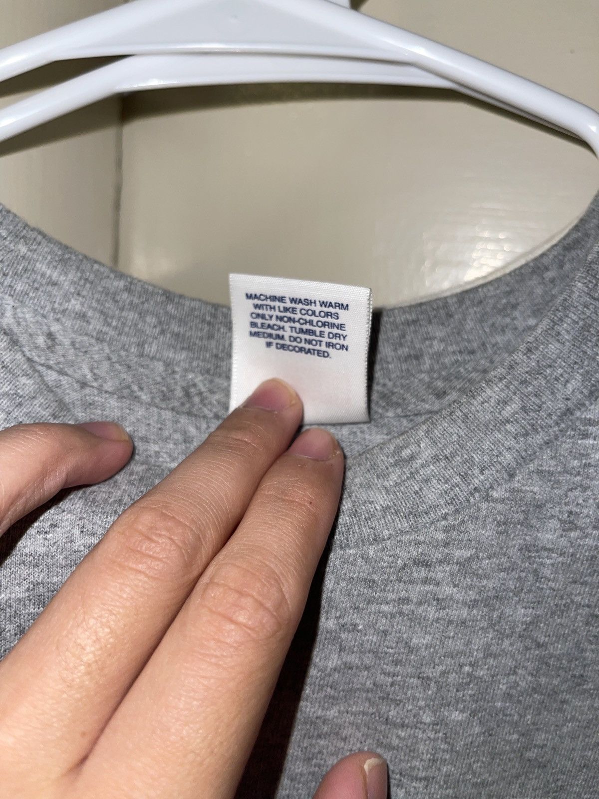 Supreme Supreme Grey Smiley Face Whatever Tee Size US M / EU 48-50 / 2 - 4 Thumbnail