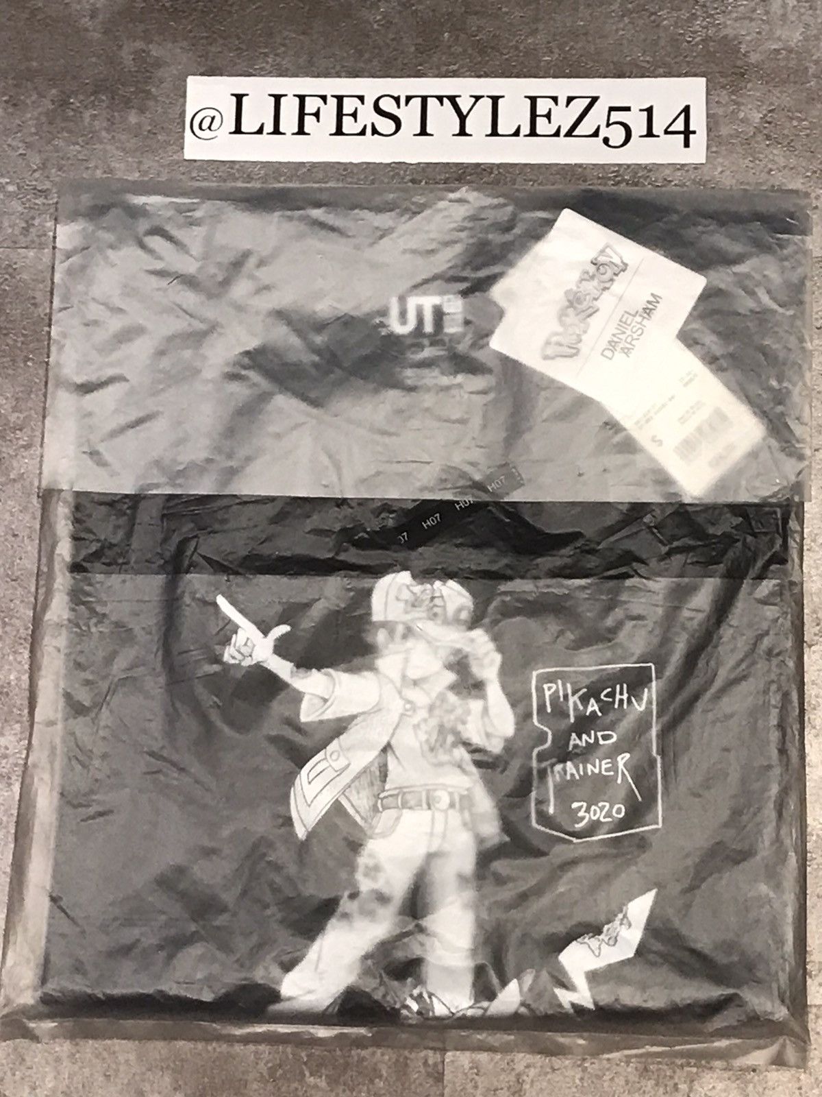 Uniqlo x Daniel Arsham x Pokemon Tee Medium