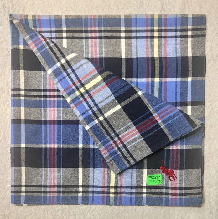 Polo Ralph Lauren × Vintage Polo RL Handkerchief. Headscarf/ Bandana - 2276 Size ONE SIZE - 1 Thumbnail