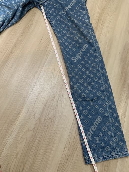 Calça Louis Vuitton x Supreme Denim Jeans