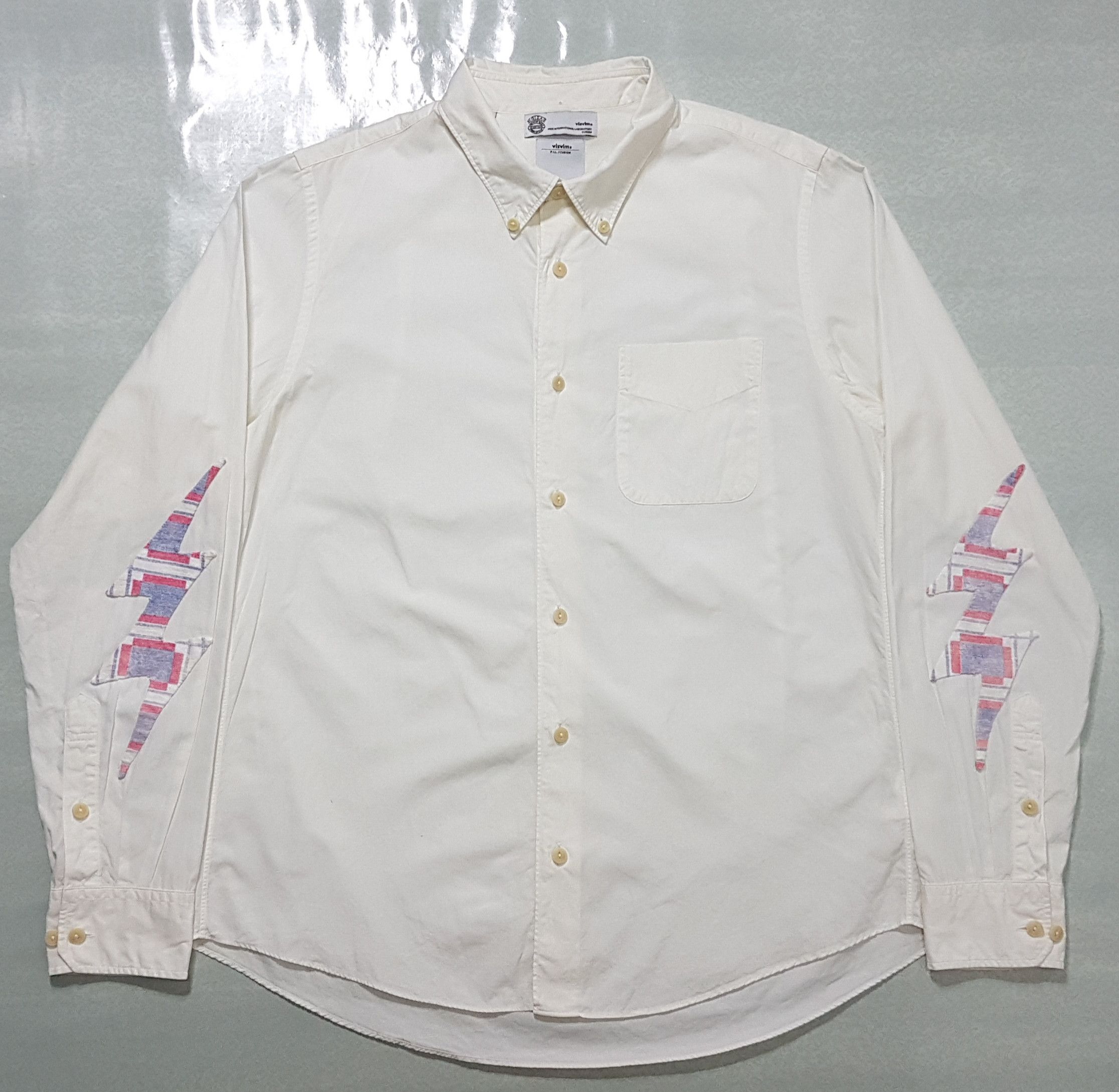 Visvim Visvim S/S 2017 Lungta B.D. Lightning Shirt Giza Size US S / EU 44-46 / 1 - 1 Thumbnail