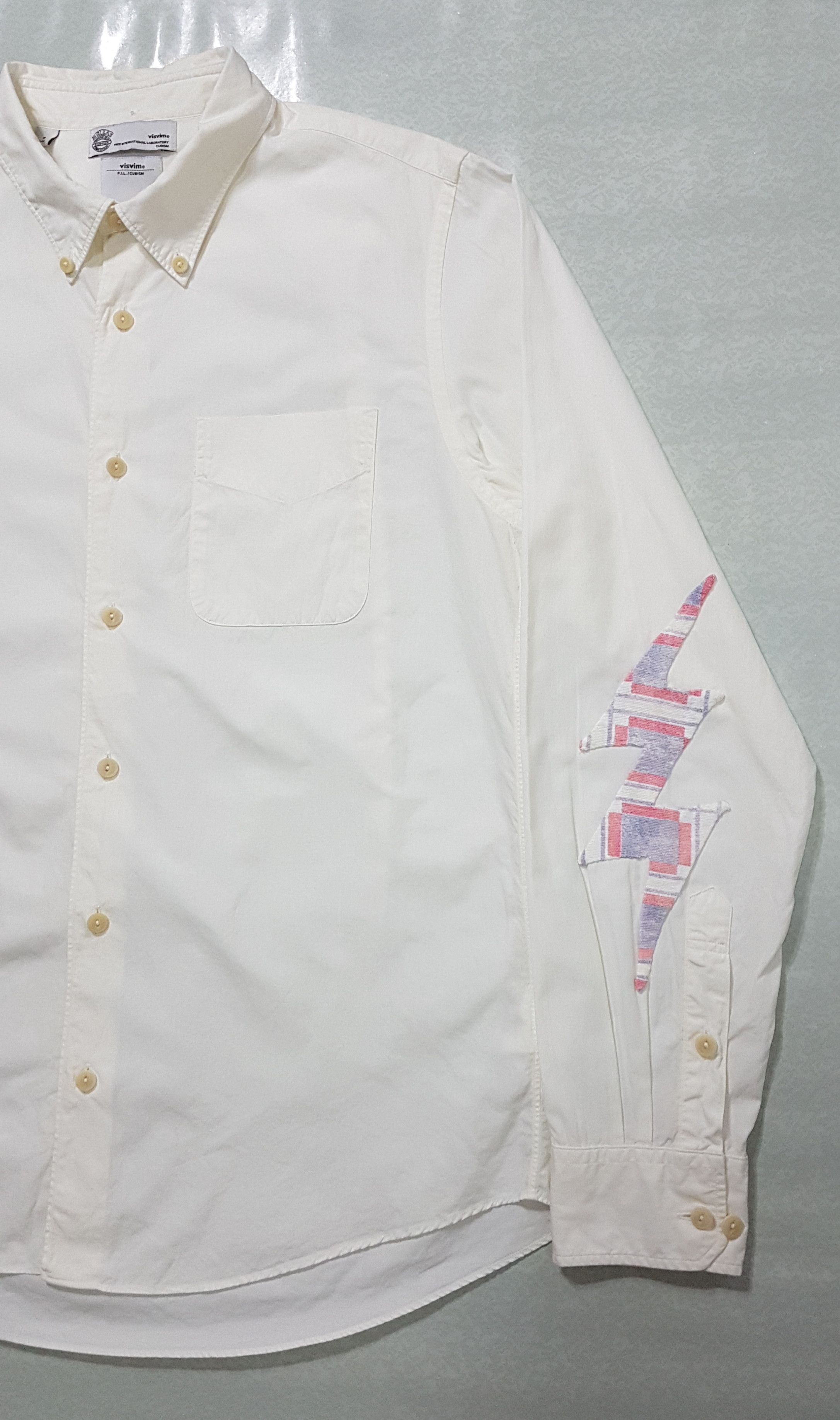 Visvim Visvim S/S 2017 Lungta B.D. Lightning Shirt Giza Size US S / EU 44-46 / 1 - 4 Thumbnail