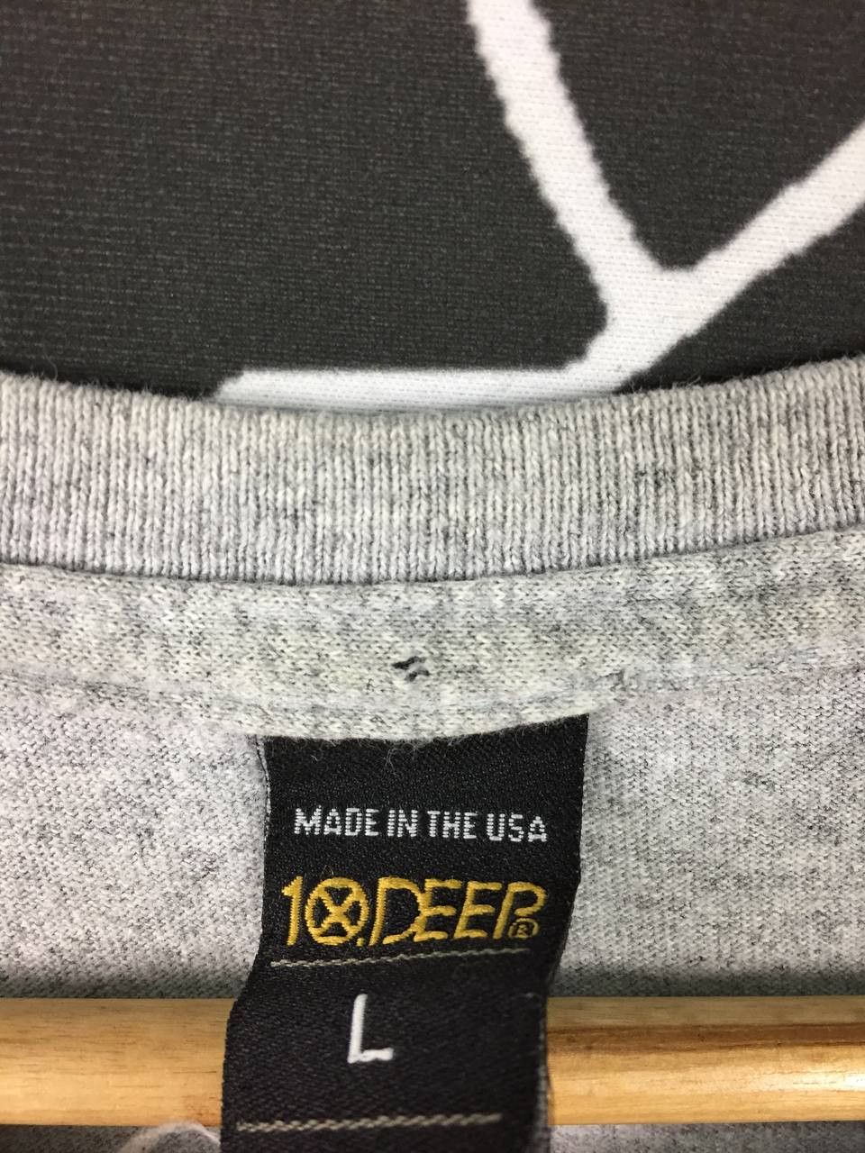 10 Deep Vtg 10DEEP Polo Stadium Rip Off Design Streetwear Tee Size US L / EU 52-54 / 3 - 7 Thumbnail
