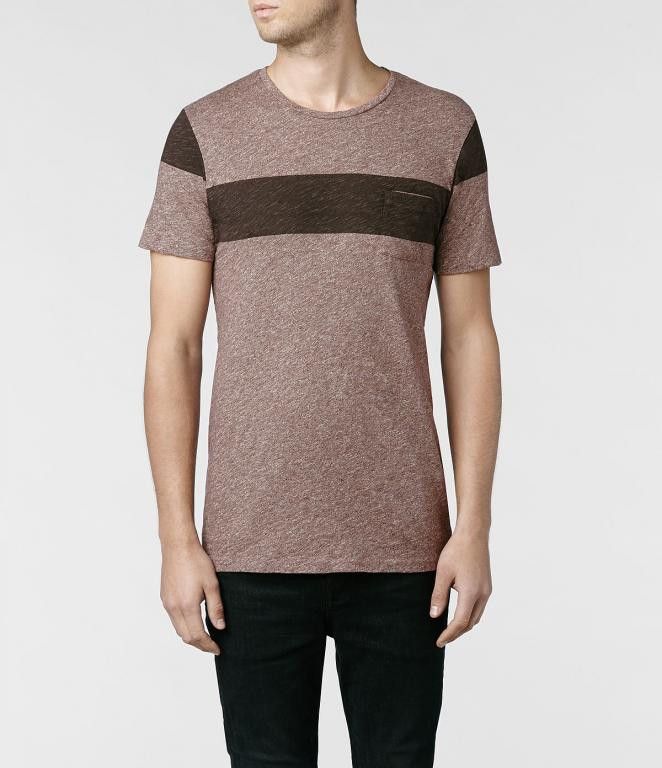 Allsaints ALLSAINTS Nawalh T-Shirt short sleeve tee Size US L / EU 52-54 / 3 - 4 Thumbnail