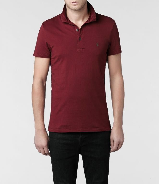 Allsaints ALLSAINTS Bramford Polo short sleeve tee t shirt Size US S / EU 44-46 / 1 - 6 Thumbnail