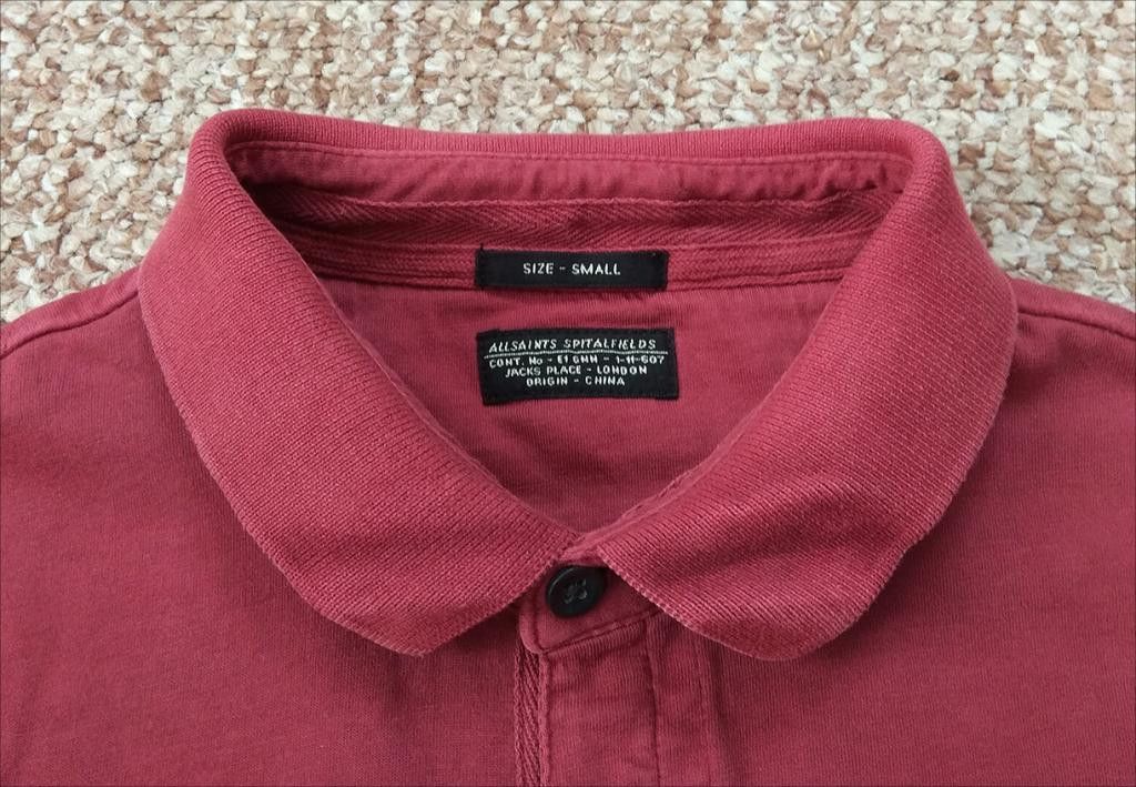 Allsaints ALLSAINTS Bramford Polo short sleeve tee t shirt Size US S / EU 44-46 / 1 - 2 Thumbnail