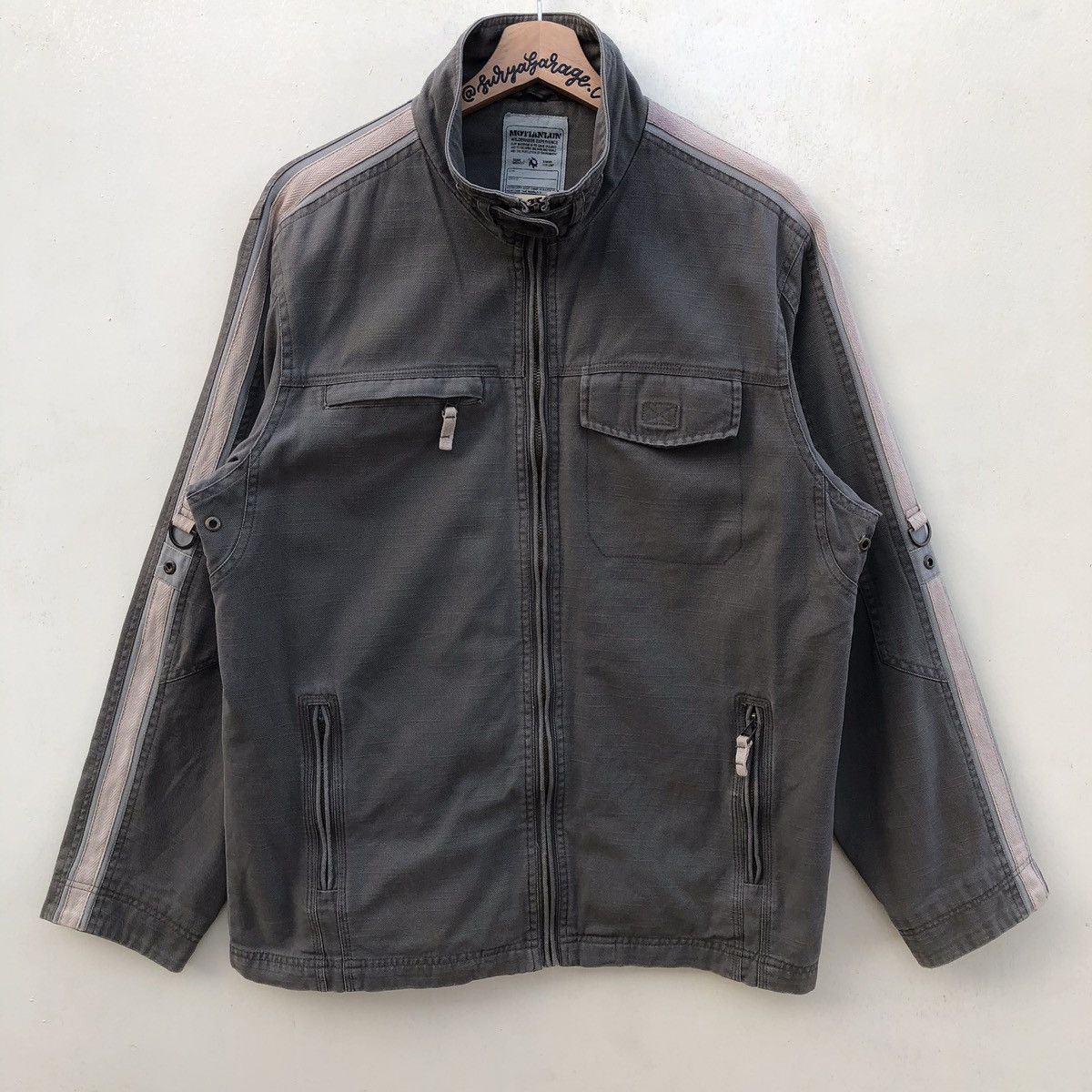 Japanese Brand × Vintage Vintage Japanese Brand Motianlun Side Tape Zipper Jacket Size US L / EU 52-54 / 3 - 1 Thumbnail
