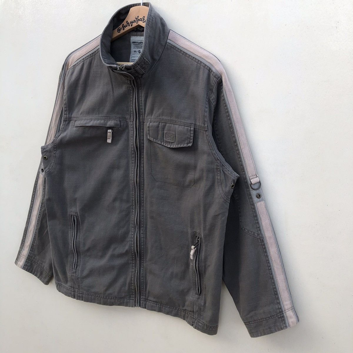 Japanese Brand × Vintage Vintage Japanese Brand Motianlun Side Tape Zipper Jacket Size US L / EU 52-54 / 3 - 5 Thumbnail