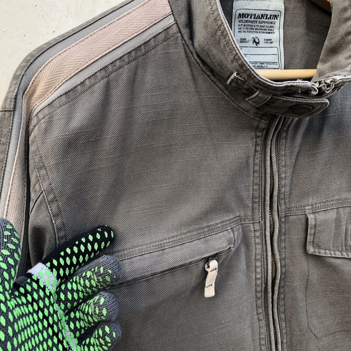 Japanese Brand × Vintage Vintage Japanese Brand Motianlun Side Tape Zipper Jacket Size US L / EU 52-54 / 3 - 7 Thumbnail