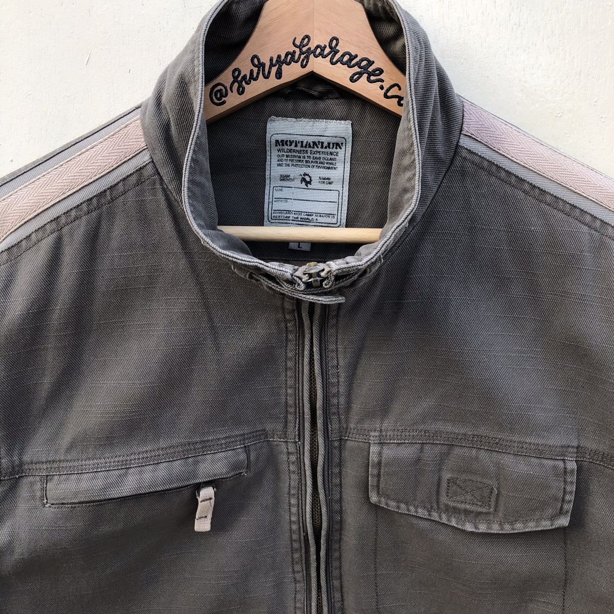 Japanese Brand × Vintage Vintage Japanese Brand Motianlun Side Tape Zipper Jacket Size US L / EU 52-54 / 3 - 2 Thumbnail