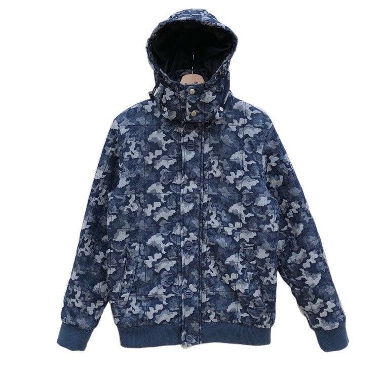 Designer × Japanese Brand Panhard Detachable Hoodie Camouflage Puffer Down Jacket Size US L / EU 52-54 / 3 - 1 Thumbnail