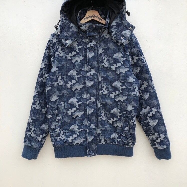 Designer × Japanese Brand Panhard Detachable Hoodie Camouflage Puffer Down Jacket Size US L / EU 52-54 / 3 - 6 Thumbnail