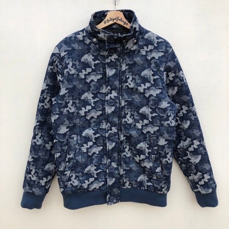 Designer × Japanese Brand Panhard Detachable Hoodie Camouflage Puffer Down Jacket Size US L / EU 52-54 / 3 - 2 Thumbnail