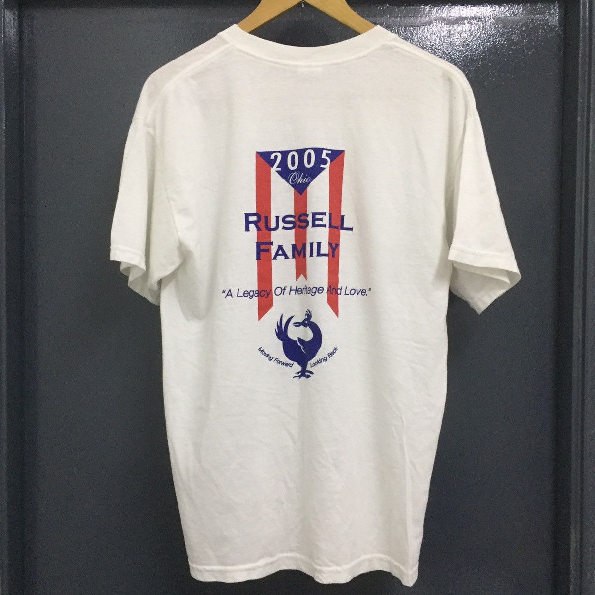 Japanese Brand × Vintage 🔥🔥 White shirt Russell Family 2005 Size US L / EU 52-54 / 3 - 5 Thumbnail