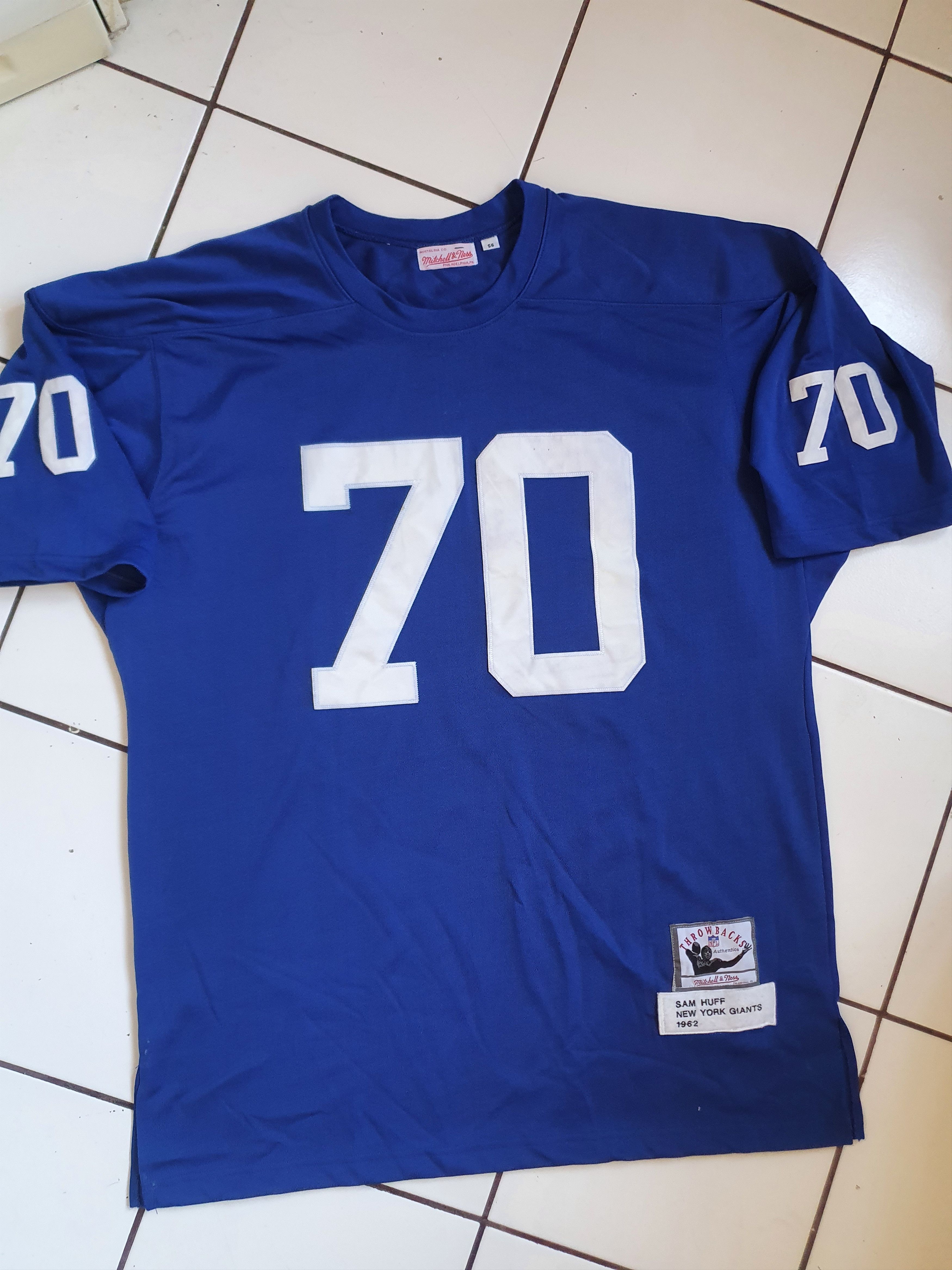 Mitchell & Ness M&N Sam Huff NYGiants 1962 Throwback RARE Jersey,sz 56 ...