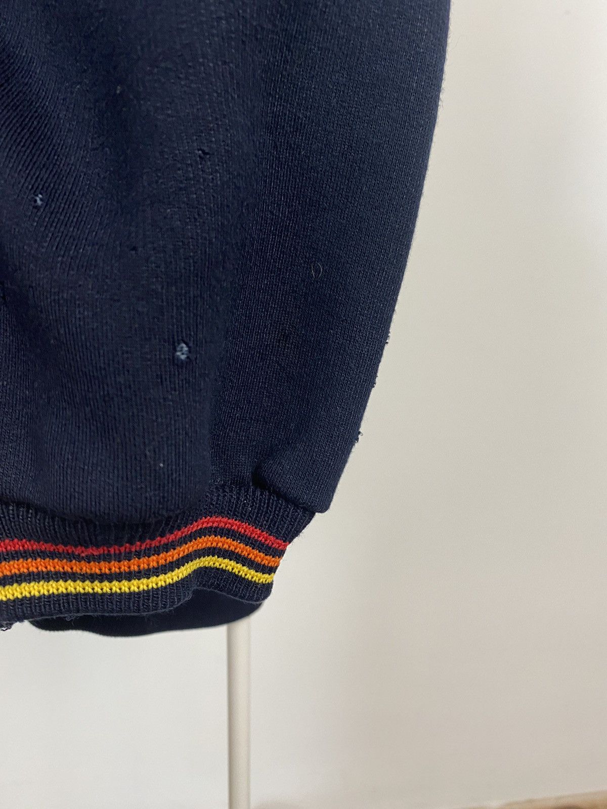 Nike × Vintage 90s Nike vintage black sweatshirt big central swoosh Size US XL / EU 56 / 4 - 6 Thumbnail