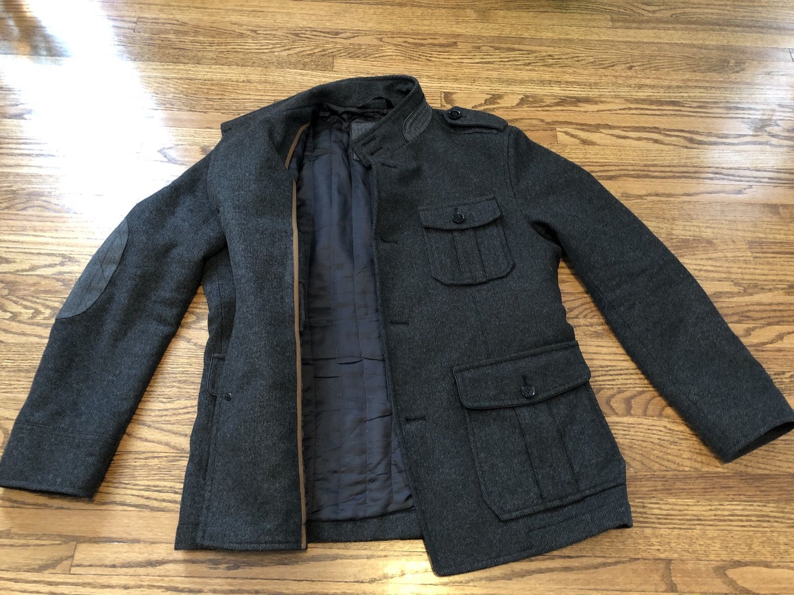 Hugo Boss Hugo Boss Colbit Men US 42R or L Wool Blend Military Coat Grailed