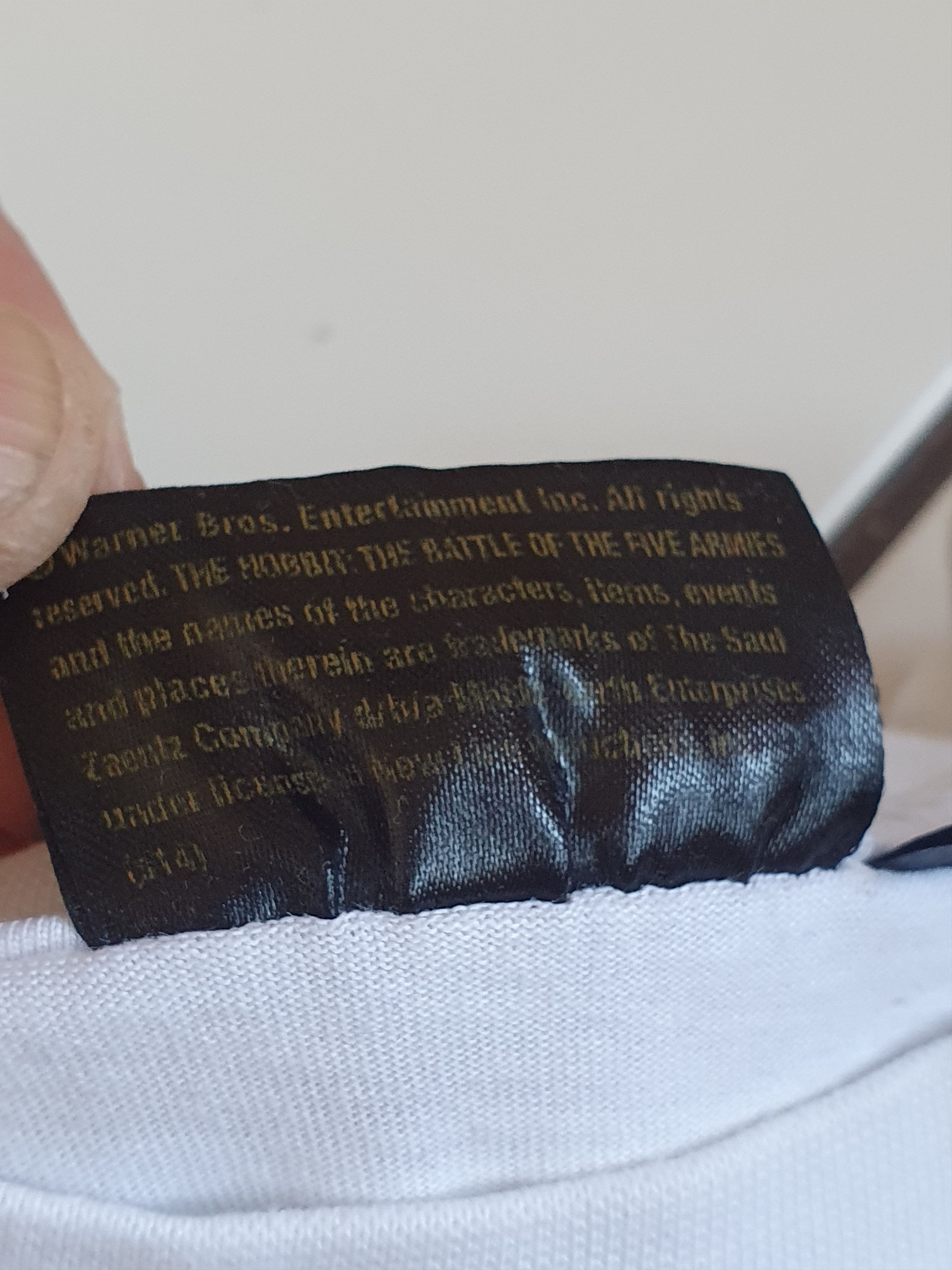 Other Hobbit Batle Of The Five Armies Promo tee,sz M? Size US M / EU 48-50 / 2 - 10 Thumbnail