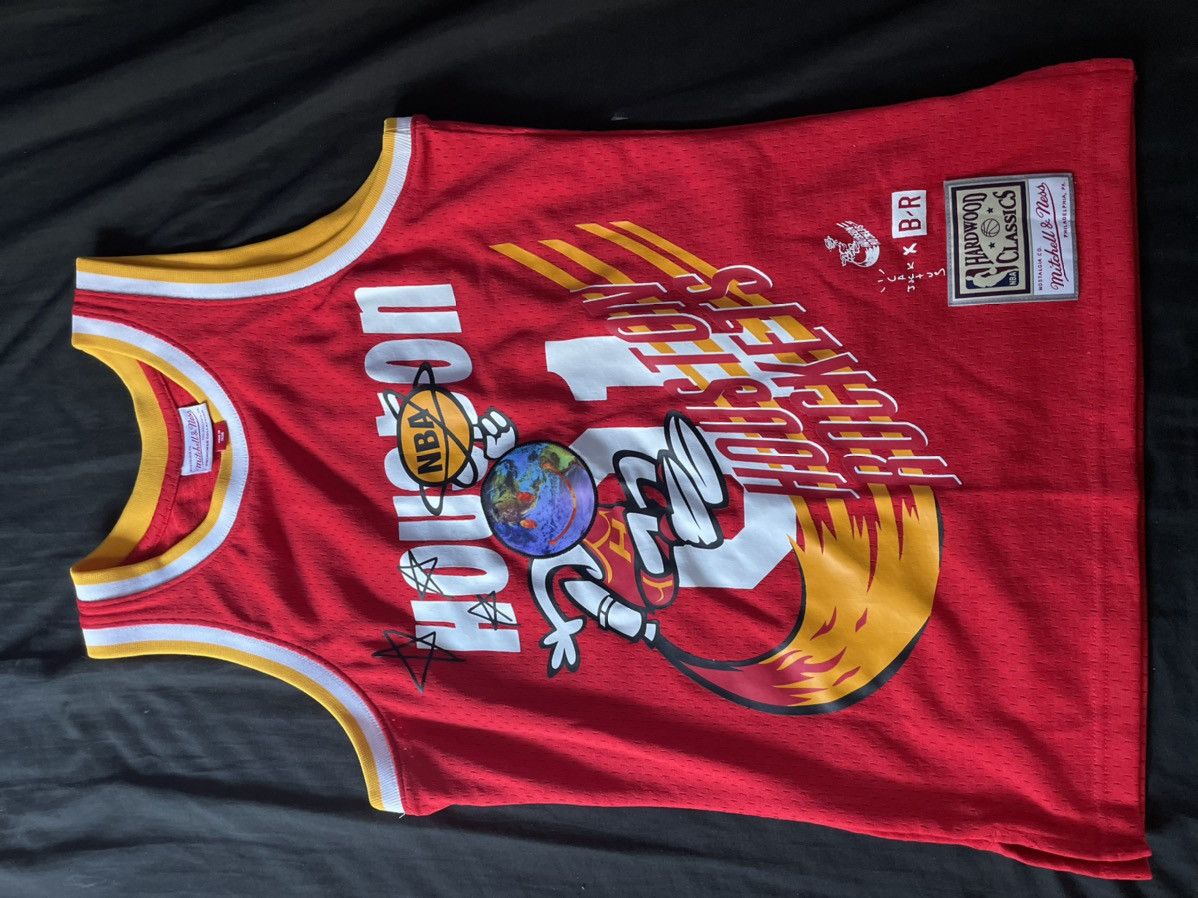 Mitchell & Ness M&N x Cactus Jack x B/R Rockets Jersey