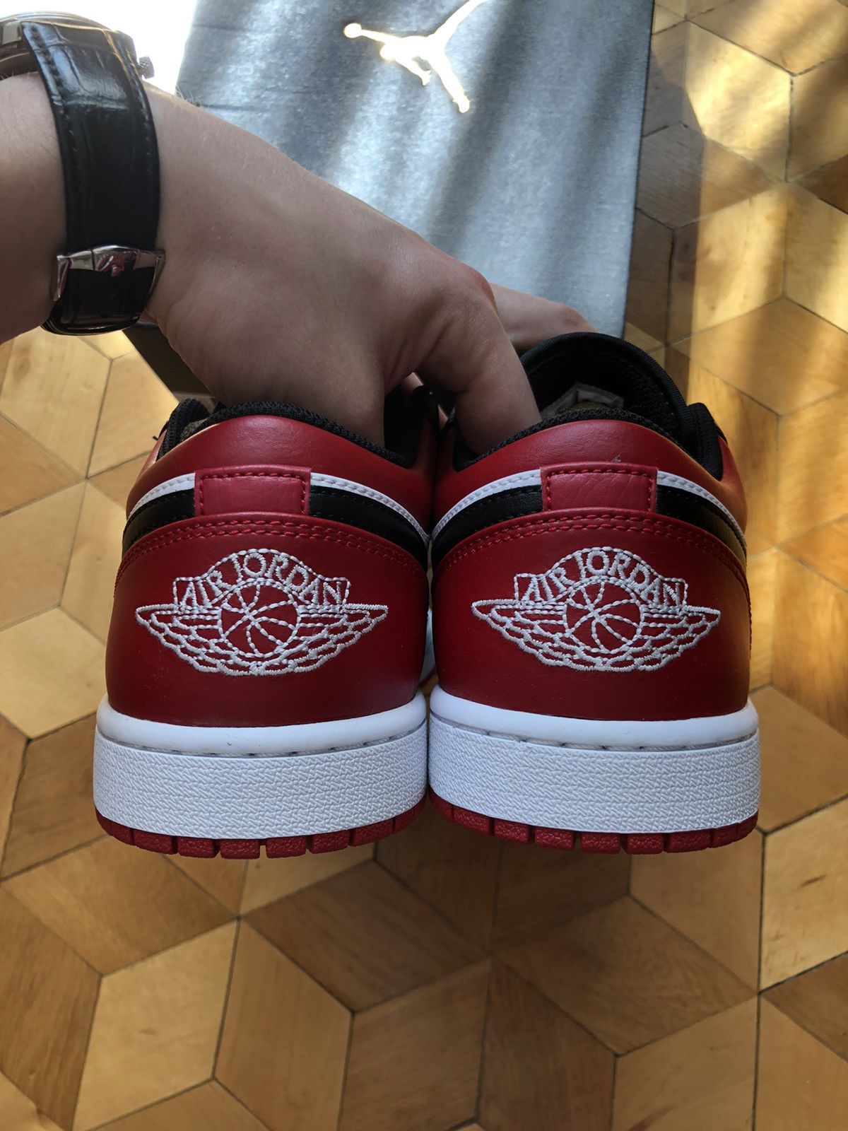Jordan Brand Air Jordan 1 Low Bred Toe 2021 Brand New Size 10 Size US 10 / EU 43 - 4 Thumbnail
