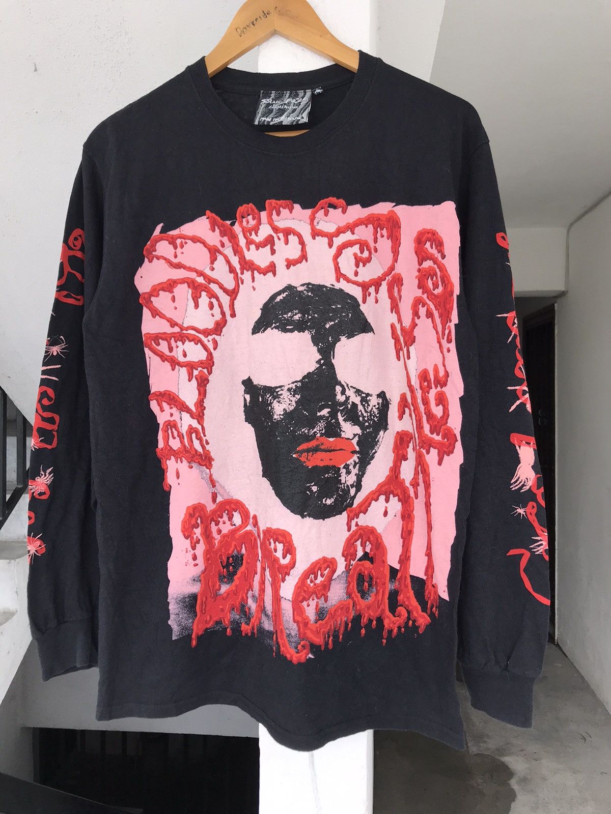 Designer Edward meadham Blood Art Long Sleeve Tee Size US M / EU 48-50 / 2 - 3 Thumbnail